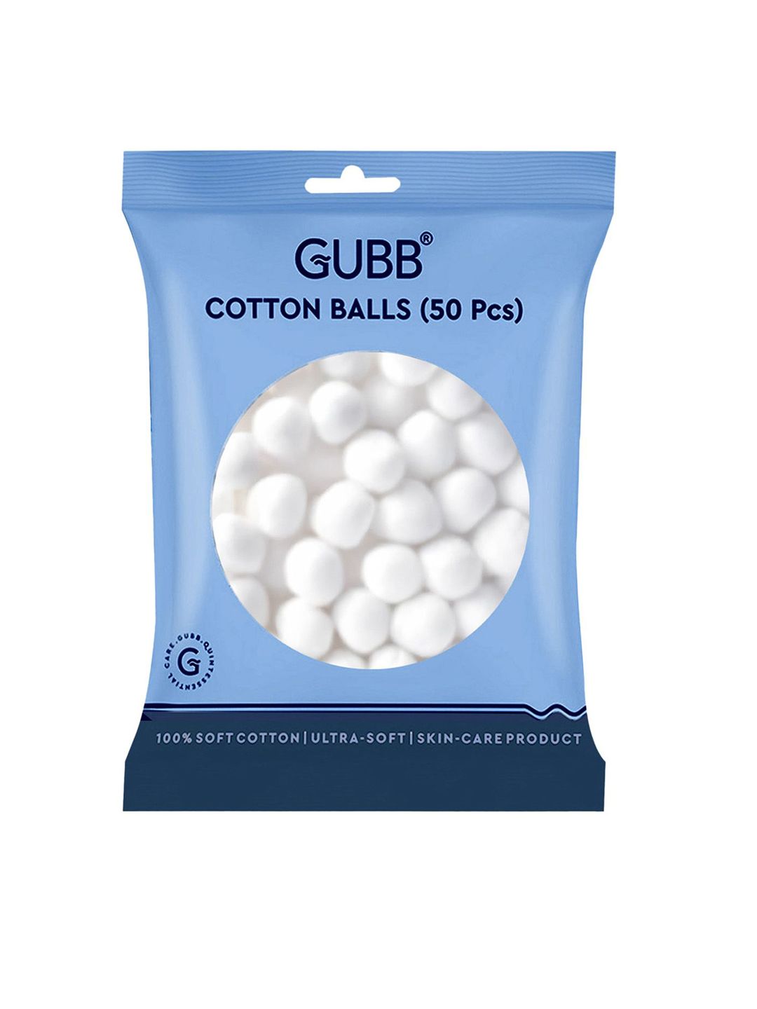 GUBB Hypoallergenic 100% Cotton Balls - 50 Pcs-image-4