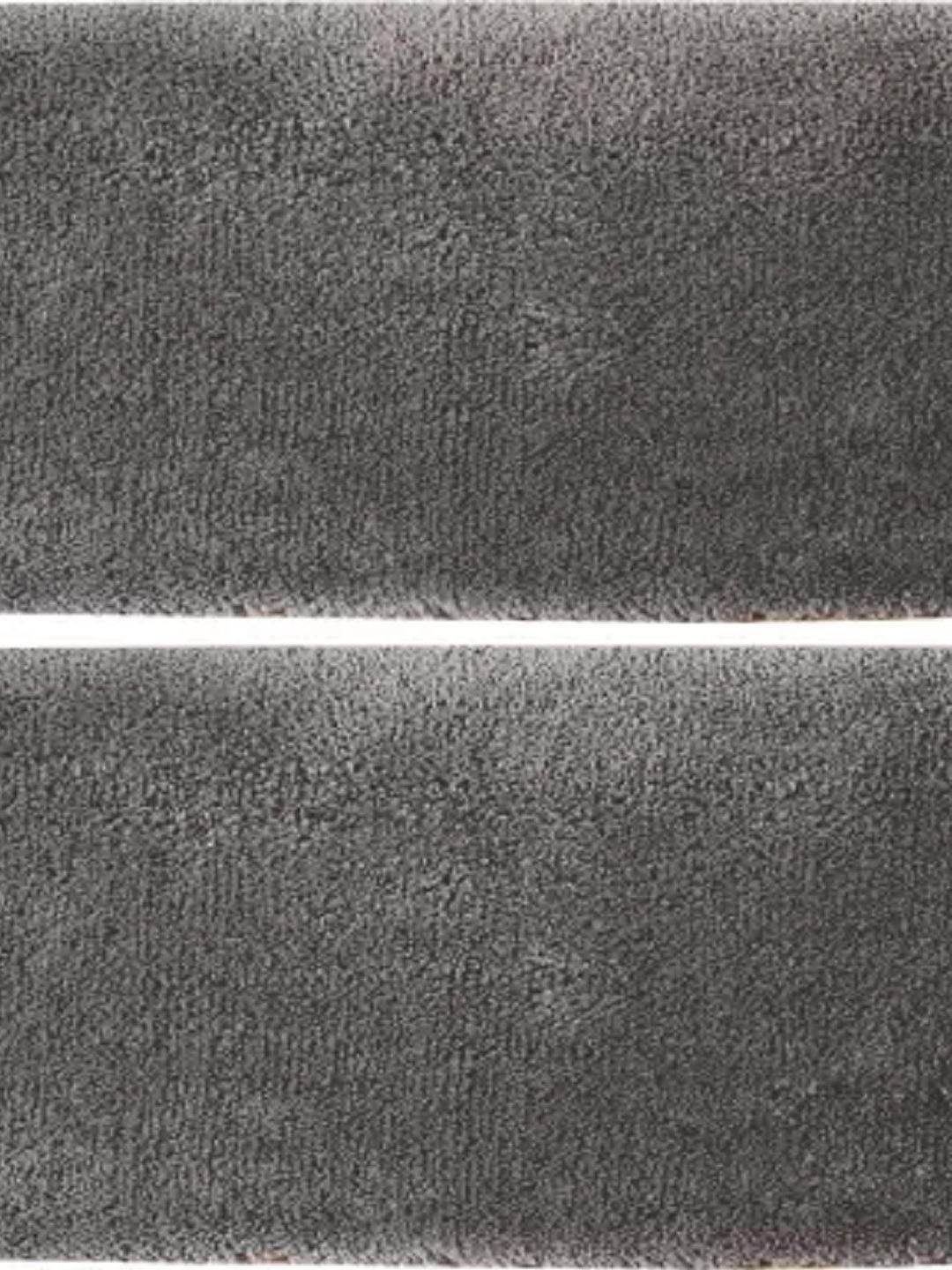 CROWN MATTINGS Grey 1400 GSM Microfibre Bath Rugs-image-12