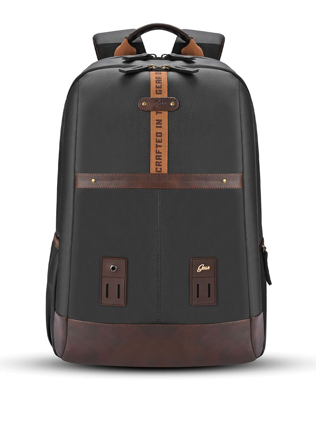 Gear Unisex Classic 4 Faux Leather Backpack with Anti-Theft-picture-49