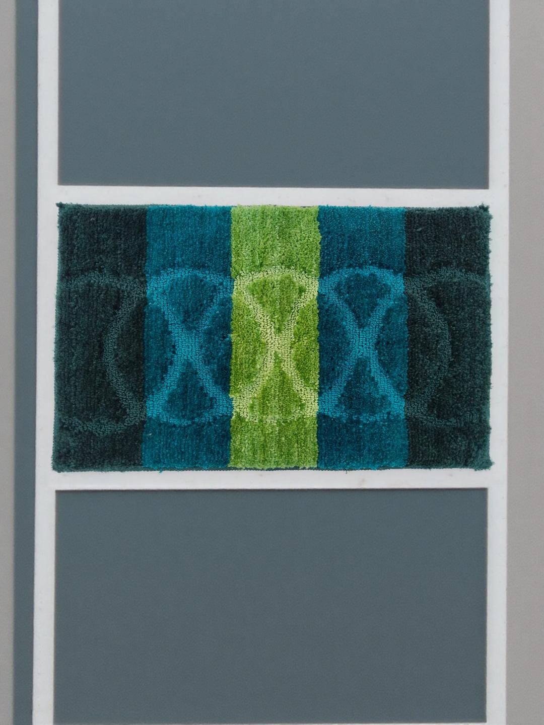 CROWN MATTINGS Green 1400 GSM Microfibre Bath Rugs-picture-27