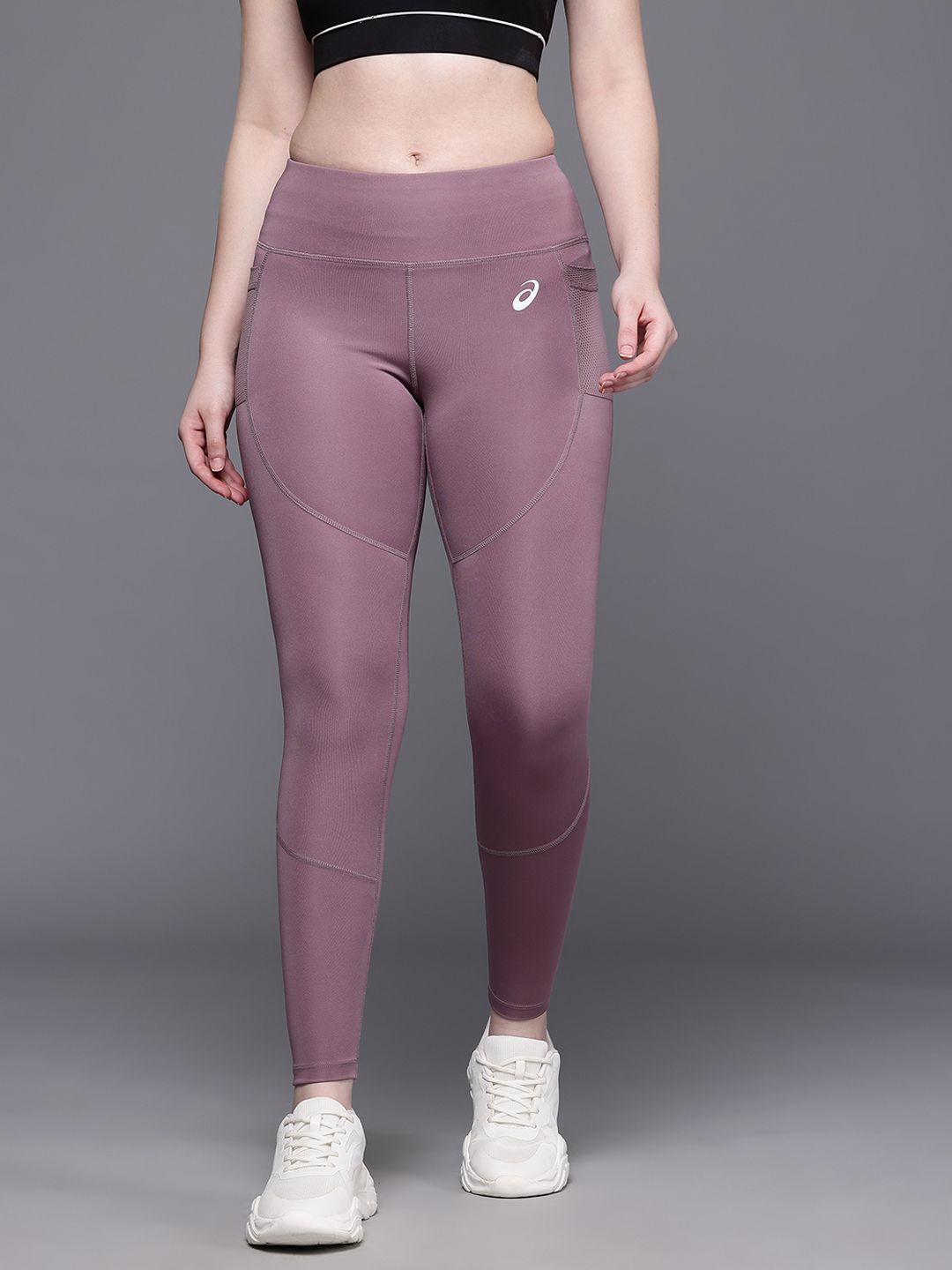 ASICS Women Mid-Rise Training Tights with Mesh Pockets-image-2