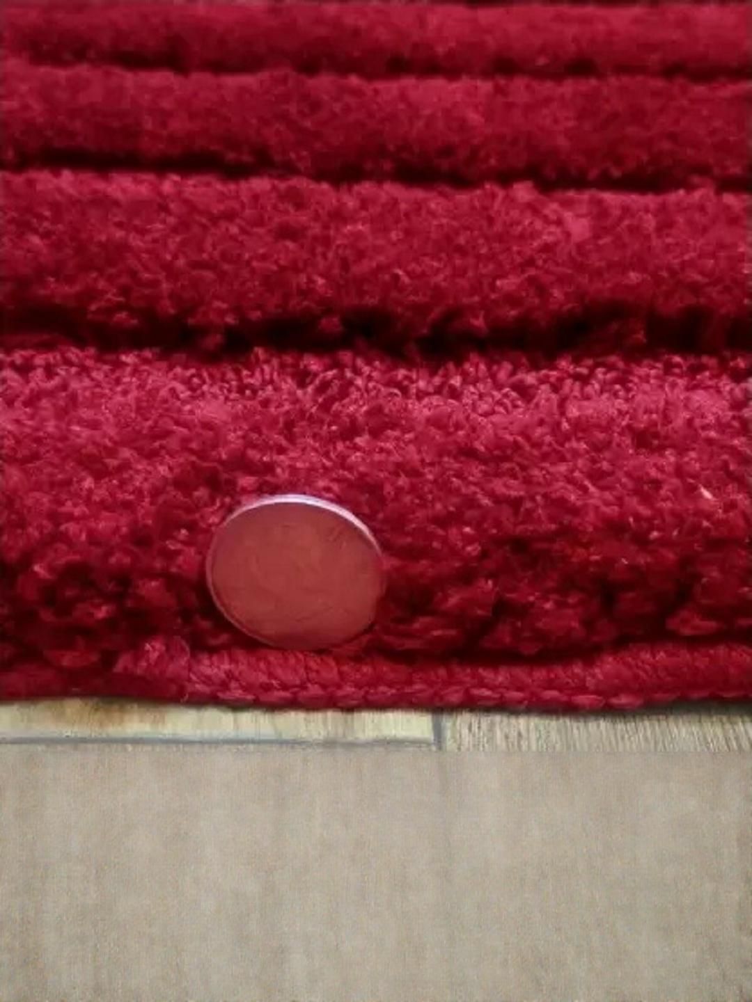 CROWN MATTINGS Red 1400 GSM Microfibre Bath Rugs-picture-33