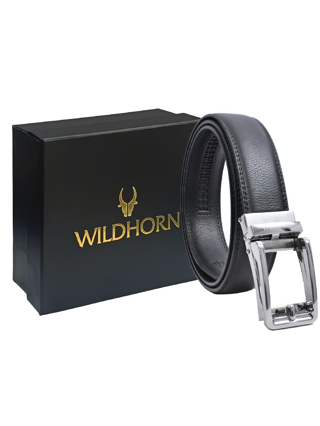 WildHorn Men Leather Formal Belt-image-34