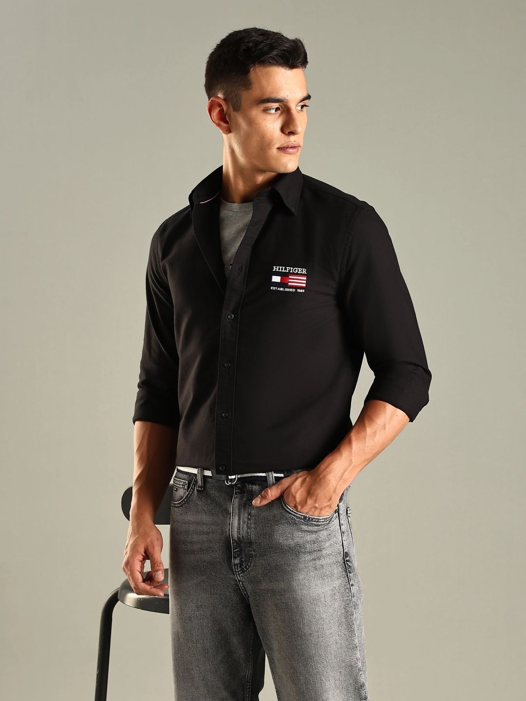 Tommy Hilfiger Men Printed Casual Shirt-picture-27