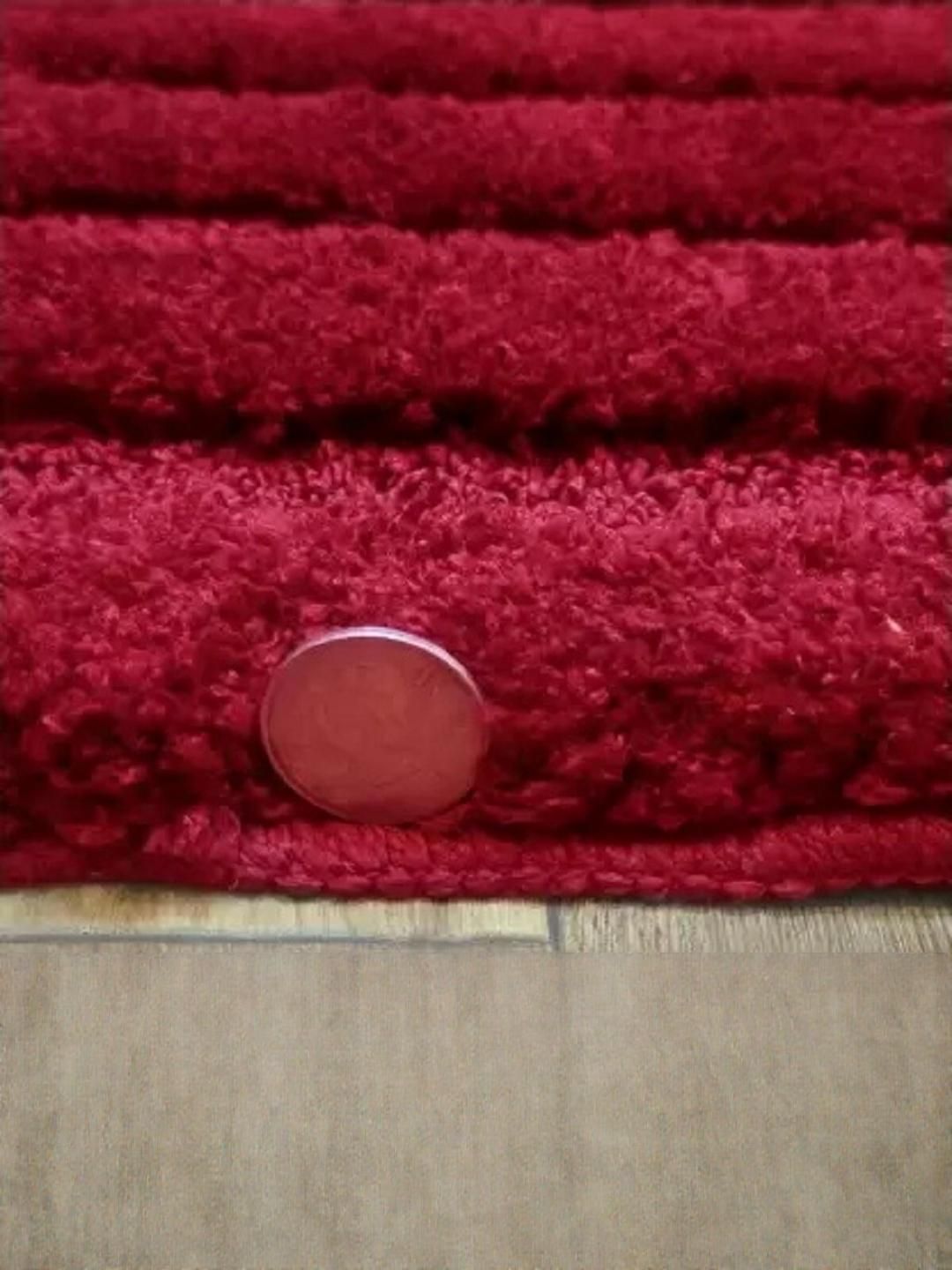CROWN MATTINGS Red 1400 GSM Microfibre Bath Rugs-picture-21