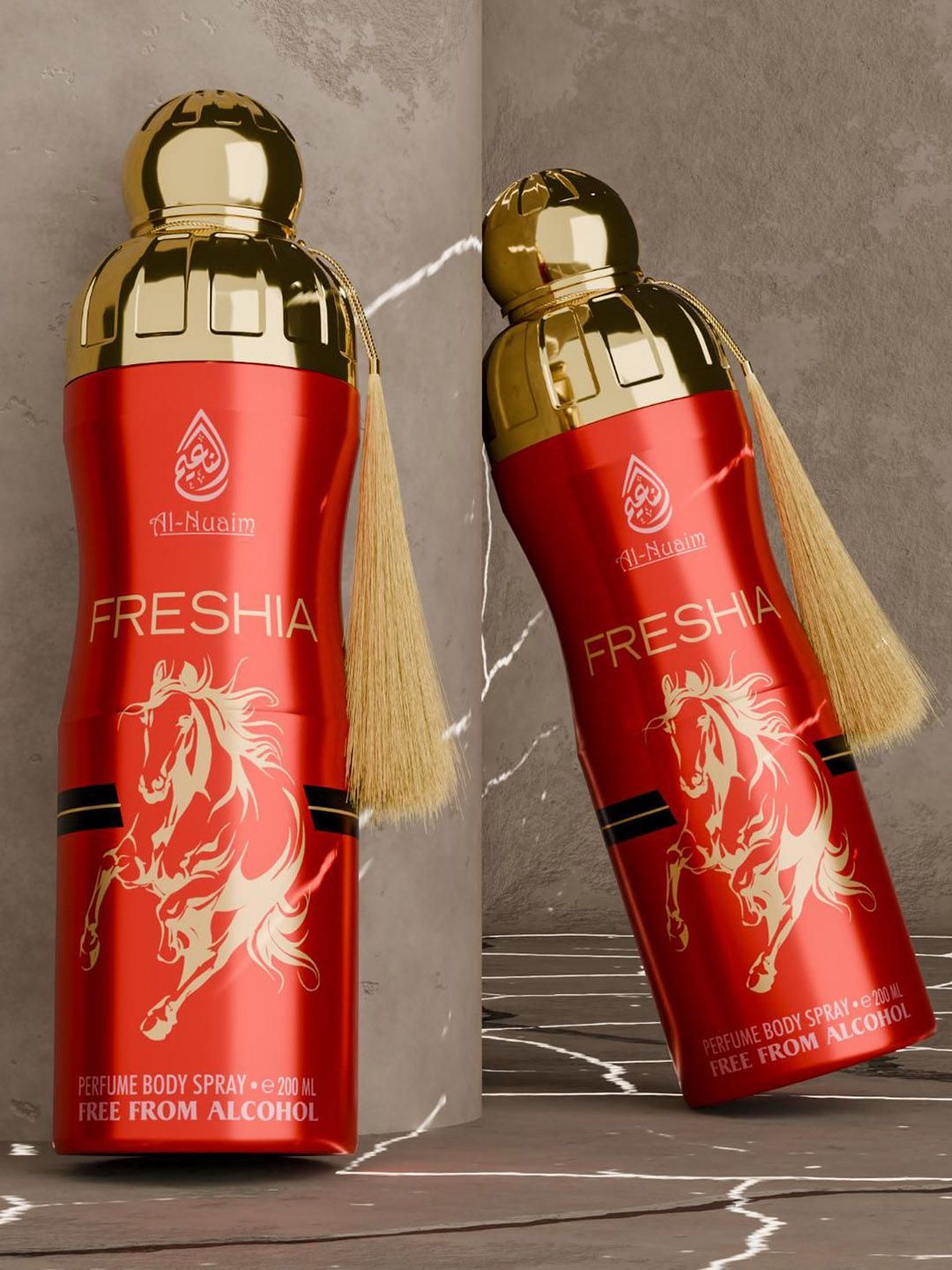 Al-Nuaim Set Of 3 Freshia Long Lasting Perfume Body Spray - 200 ml Each-picture-5