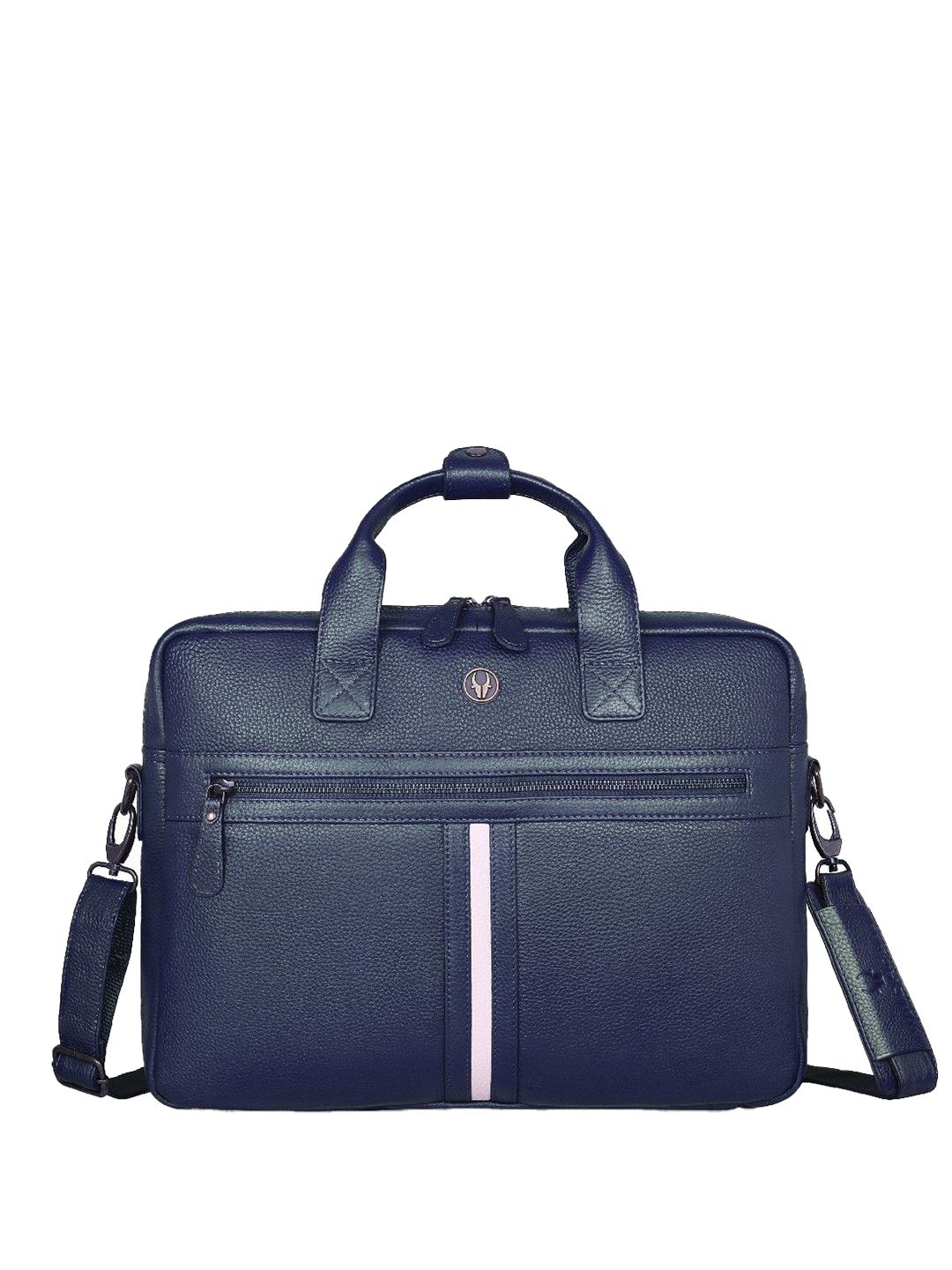 WildHorn Men Textured Leather Laptop Bag-picture-40