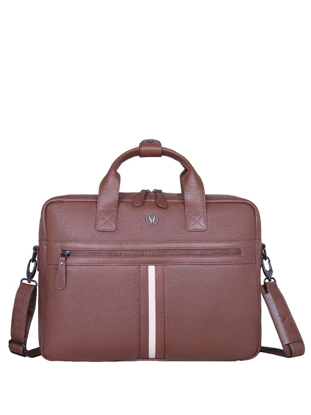 WildHorn Textured Leather Laptop Bag-picture-31