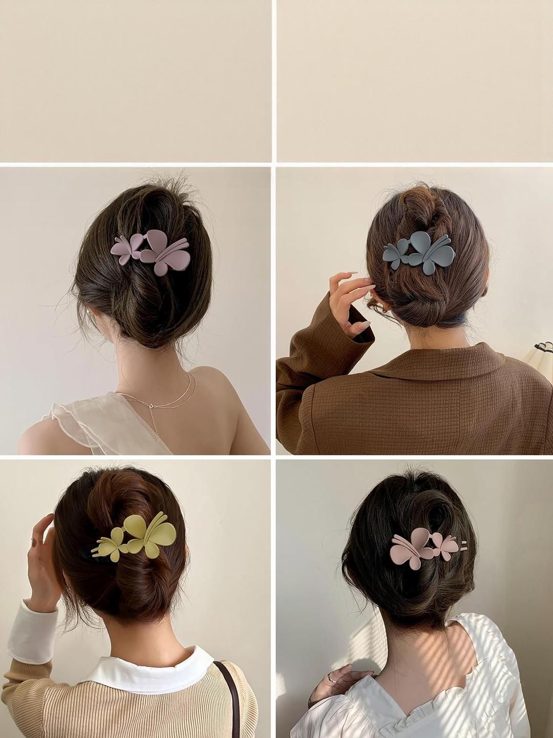 DIVASTRI Women Pack of 4 Any Colors Hair Clips-picture-12