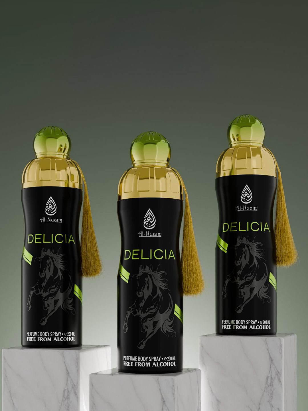 Al-Nuaim Set Of 2 Delicia Long Lasting Perfume Body Spray - 200 ml Each-picture-14