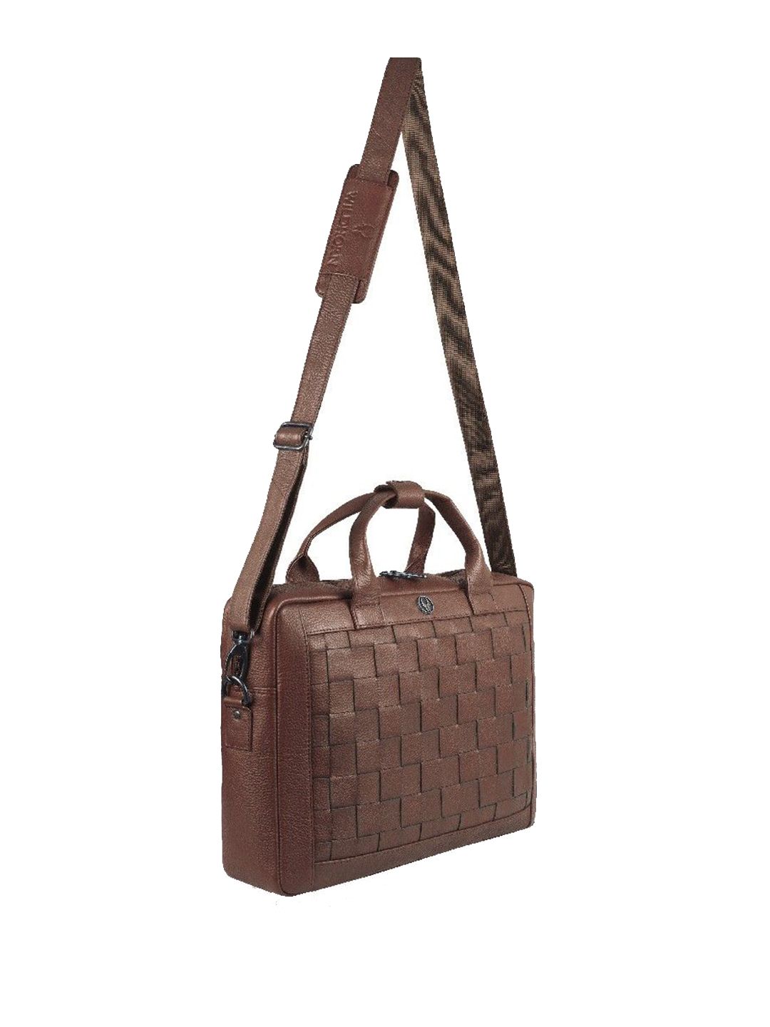 WildHorn Men Textured Leather Laptop Bag-picture-26