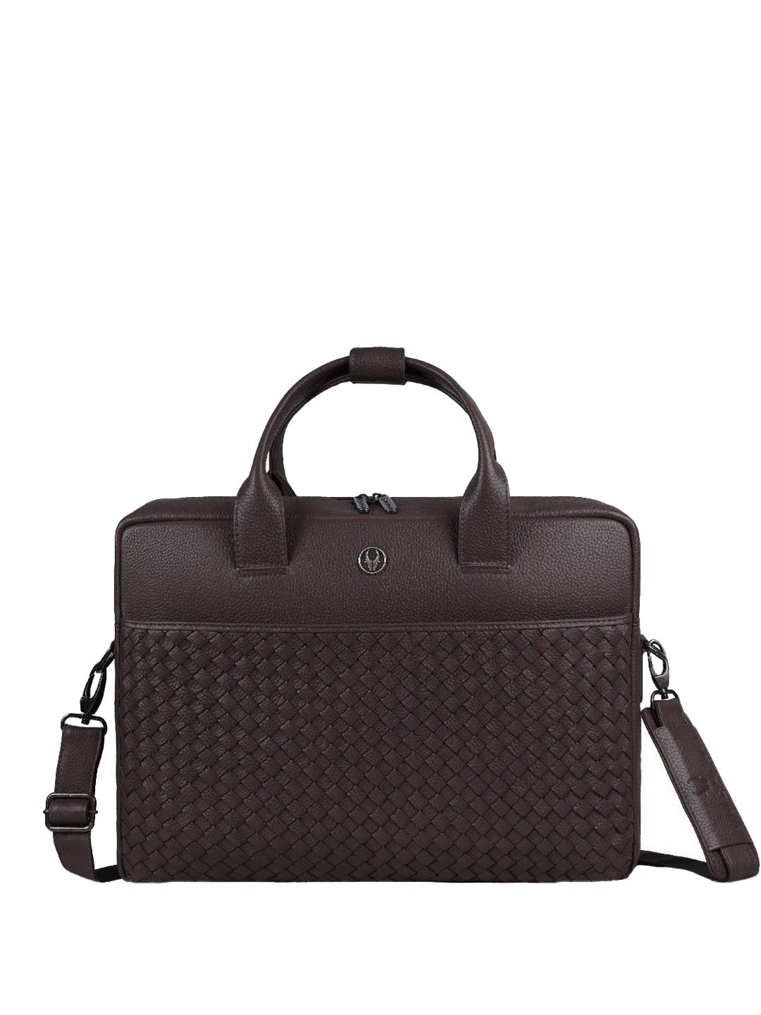 WildHorn Men Textured Leather Laptop Bag-picture-36