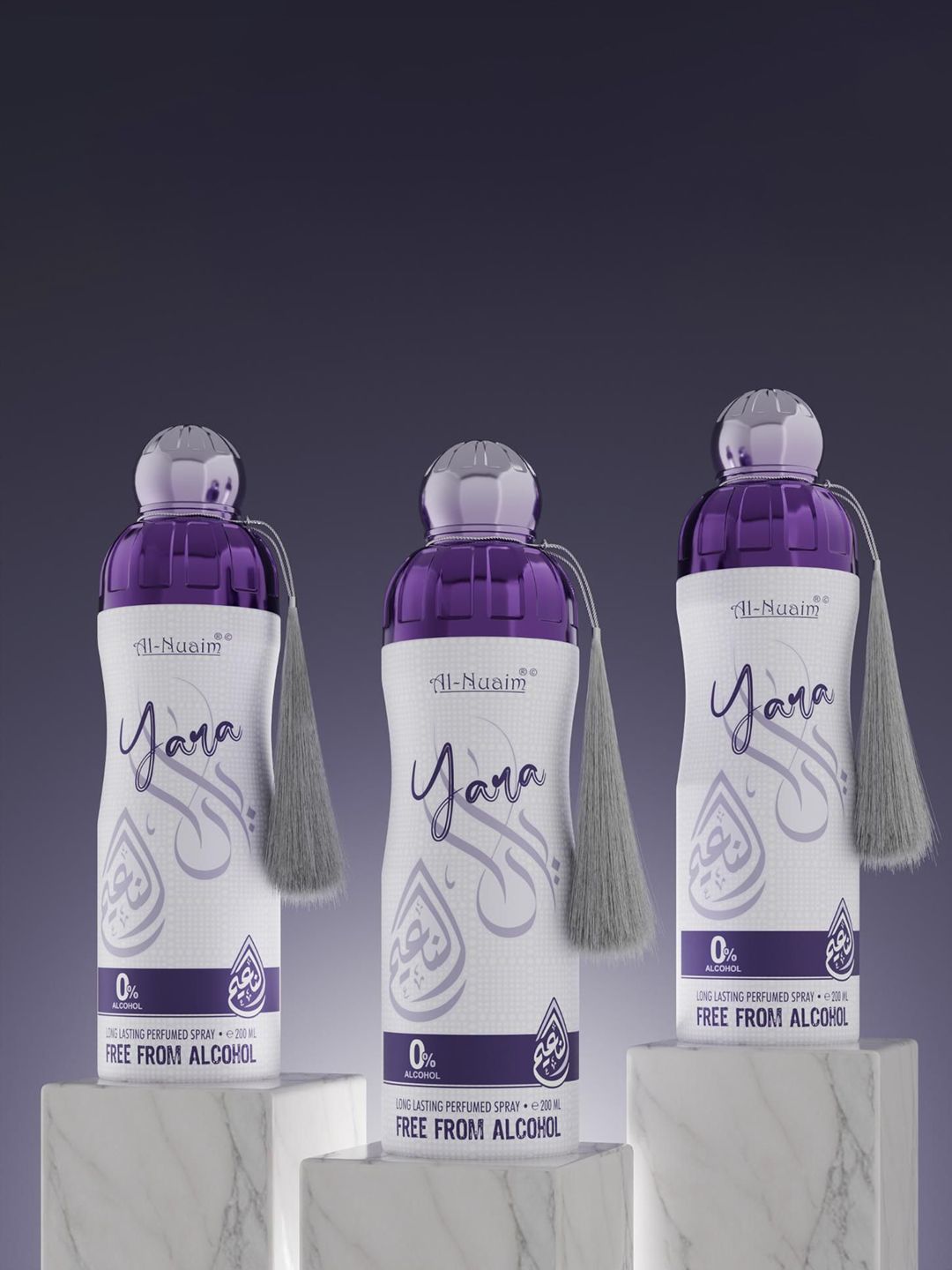 Al-Nuaim Set Of 3 Yara Long Lasting Perfumed Spray - 200 ml Each-picture-18