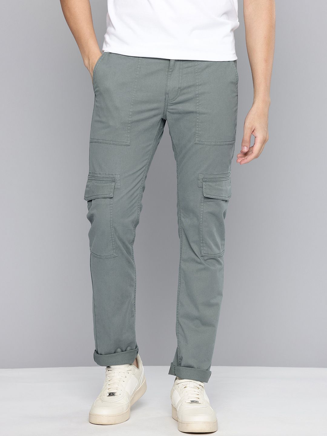 Levis Men Slim Fit Cargo Styles Chinos Trousers-image-35
