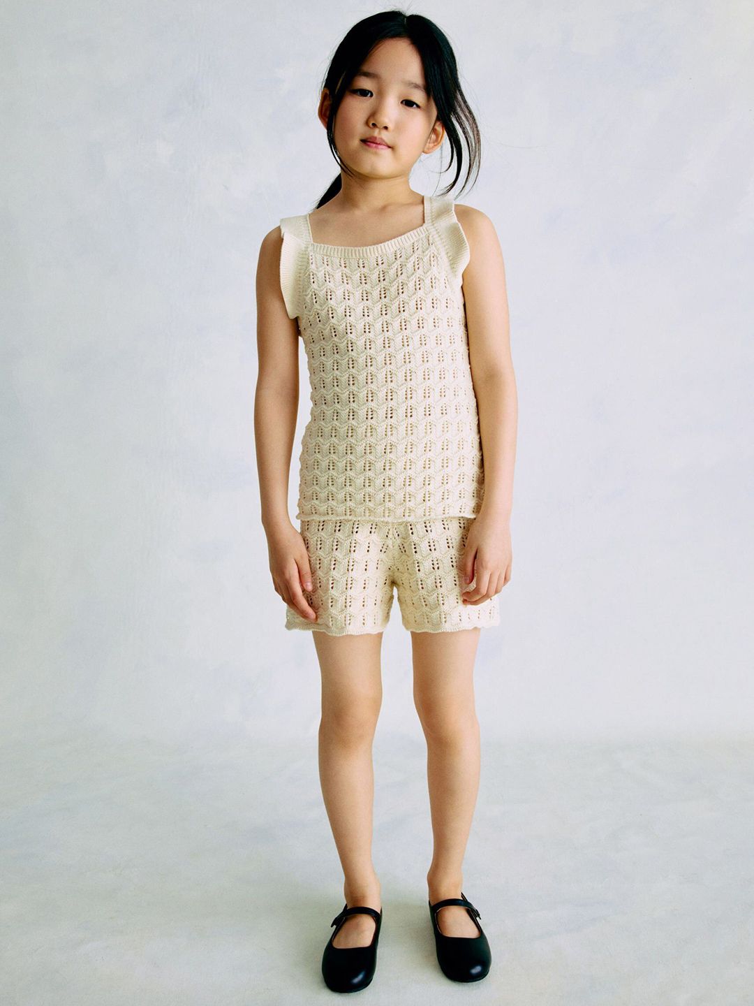 H&M Girls 2-Piece Pure Cotton Pointelle-Knit Set-picture-25