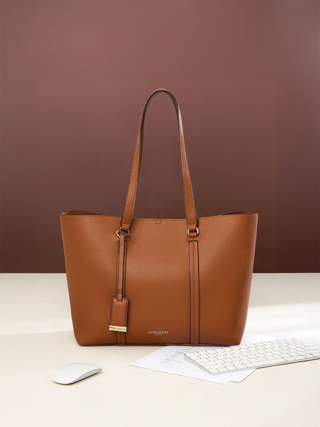 Accessorize London Womens Alex Classic Structured Tote Bag-picture-11