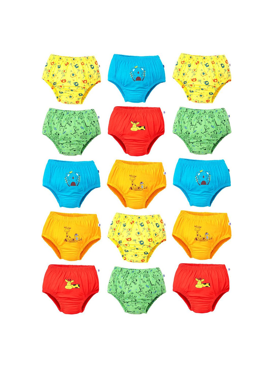 SuperBottoms Kids Pack Of 15 Pure Cotton Basic Briefs BAS-UND-U-V2-BR-WW-4_6Y-15P-picture-14