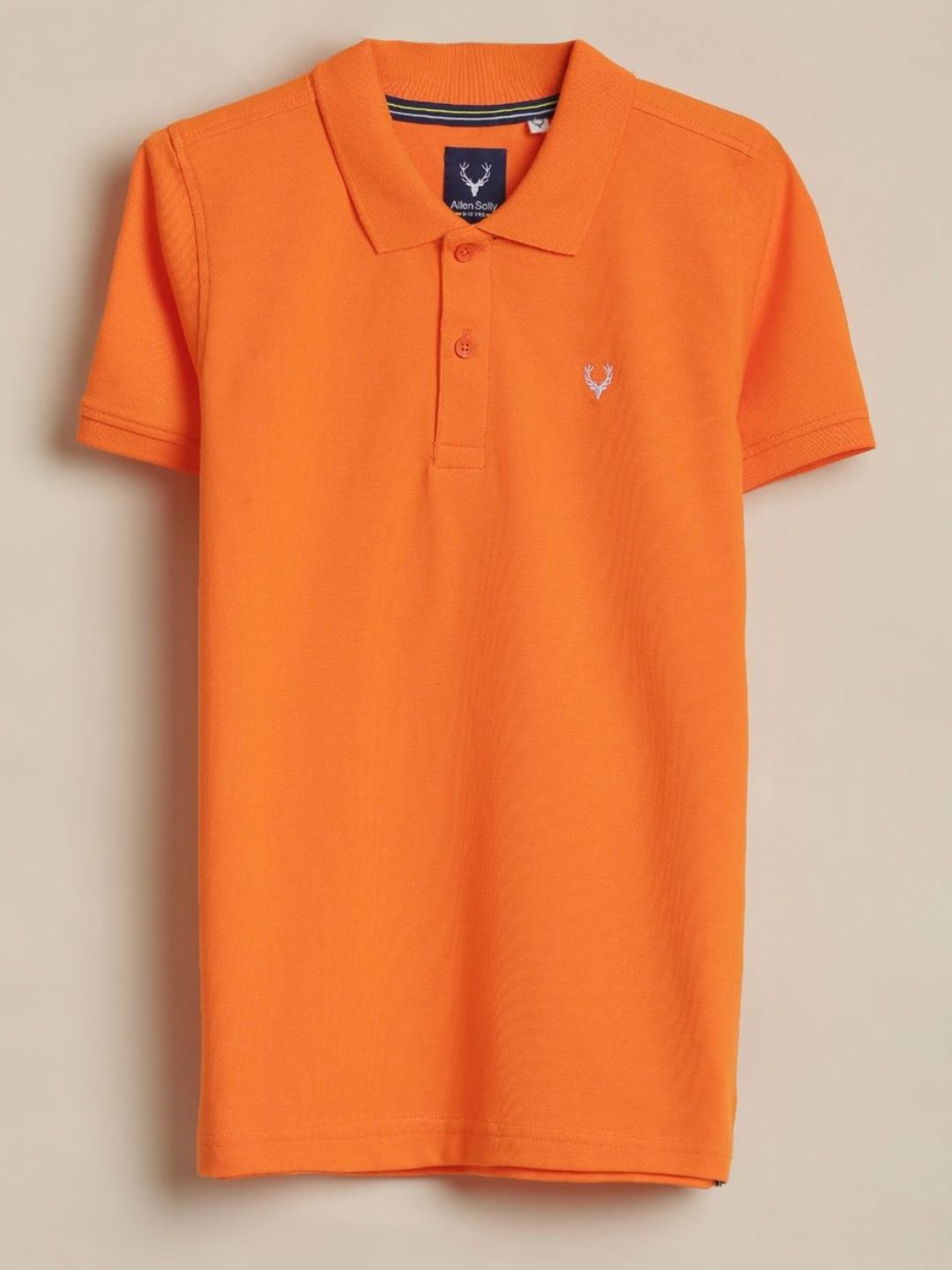 Allen Solly Junior Boys Polo Collar Pure Cotton Regular Fit T-shirt