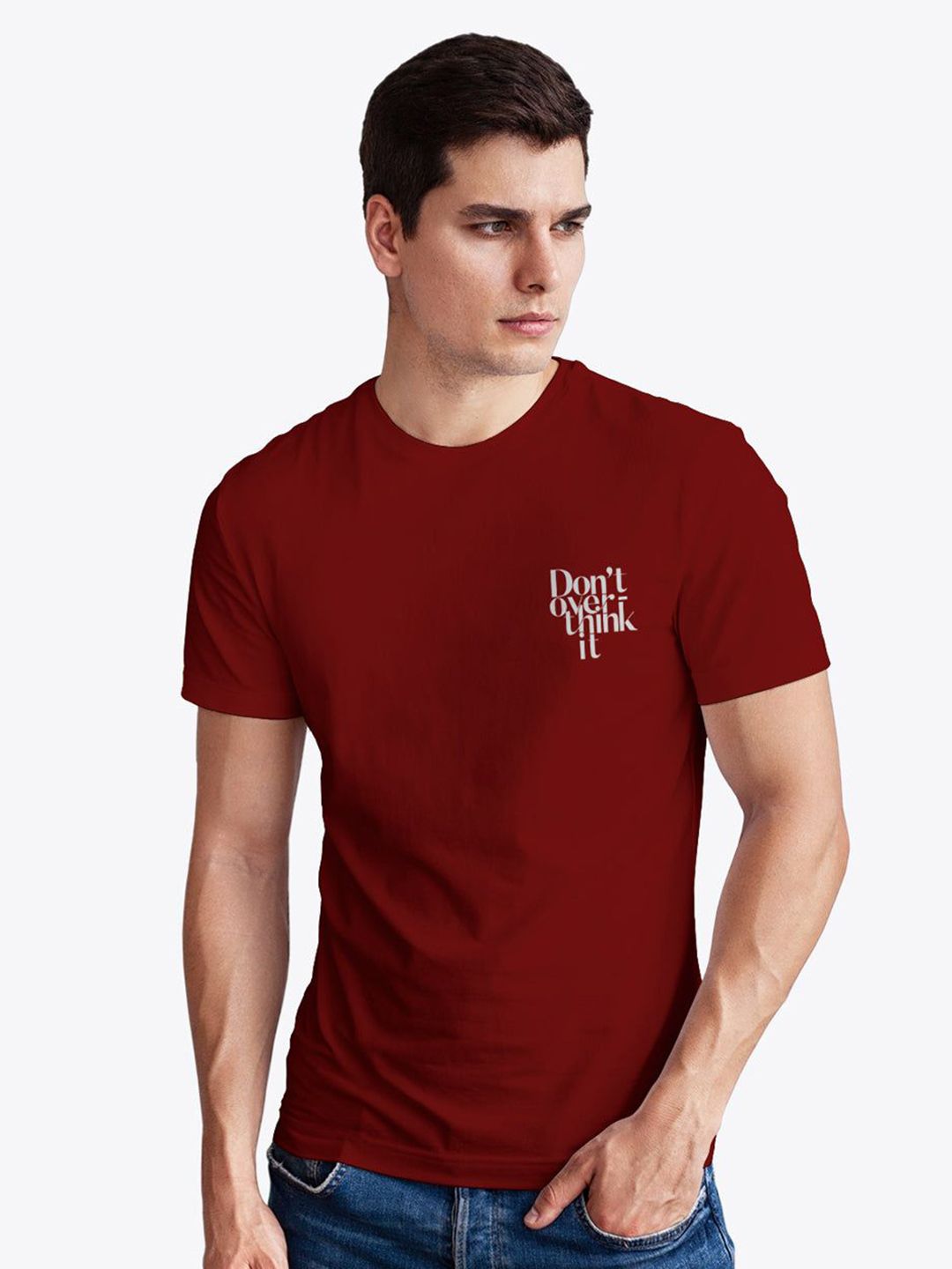 Status Quo Men Typography Printed Round Neck Pure Cotton T-shirt-picture-39