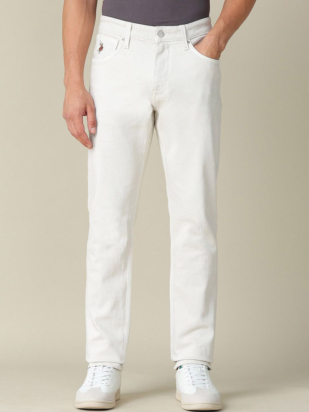 U.S. Polo Assn. Denim Co. Men Harold Straight Fit Mid-Rise Stretchable Jeans-picture-12