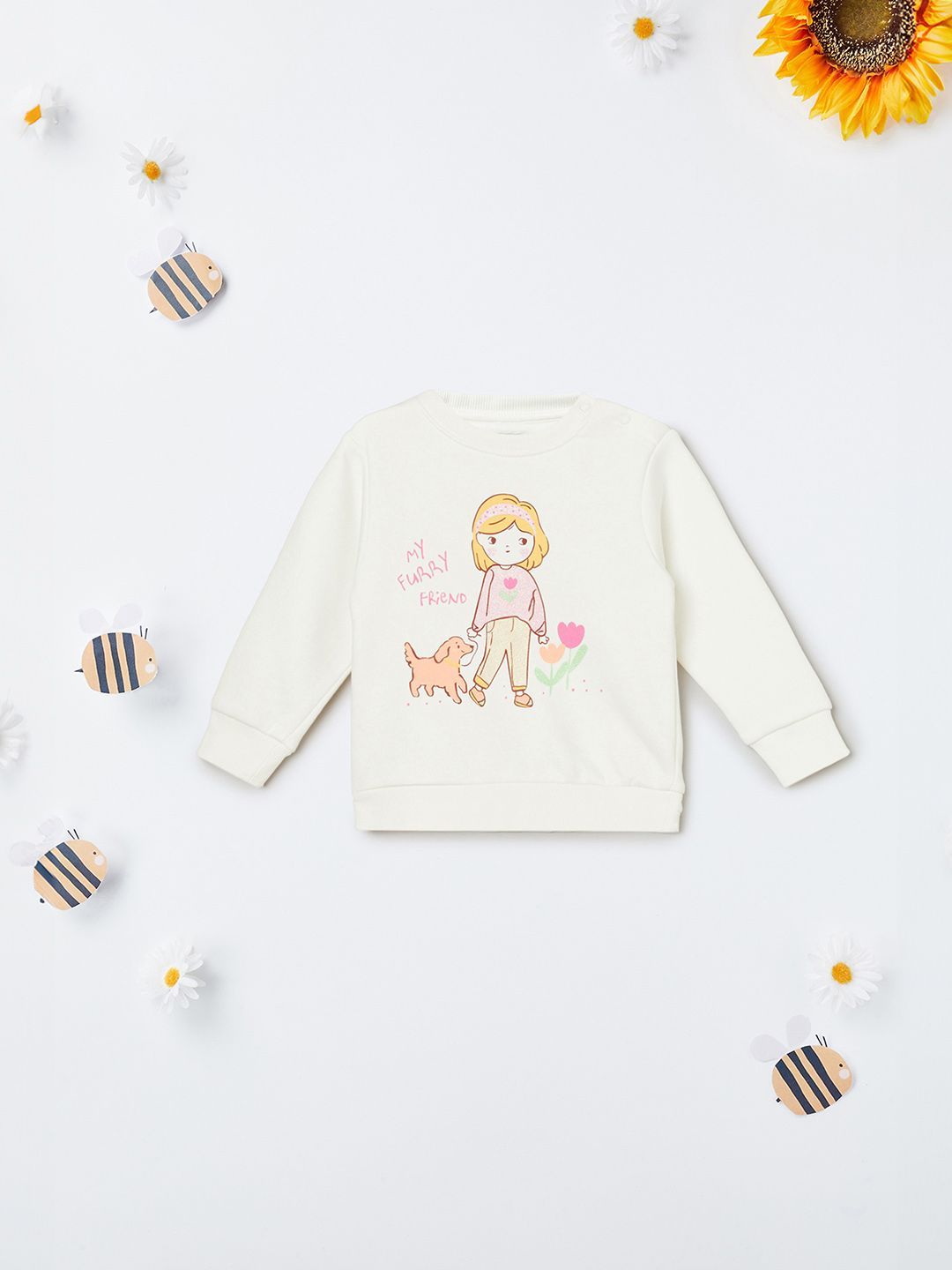 max Girls Printed Cotton Sweatshirt-picture-27