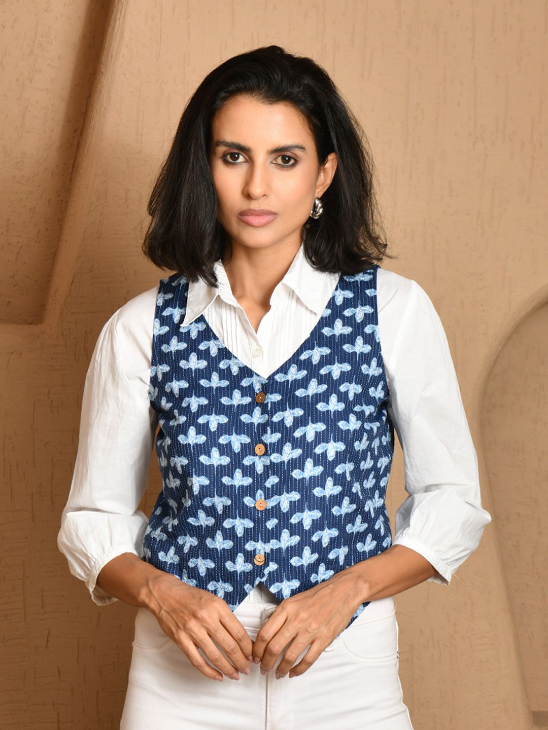 DECKEDUP Women Geometric Printed Cotton Top-picture-21