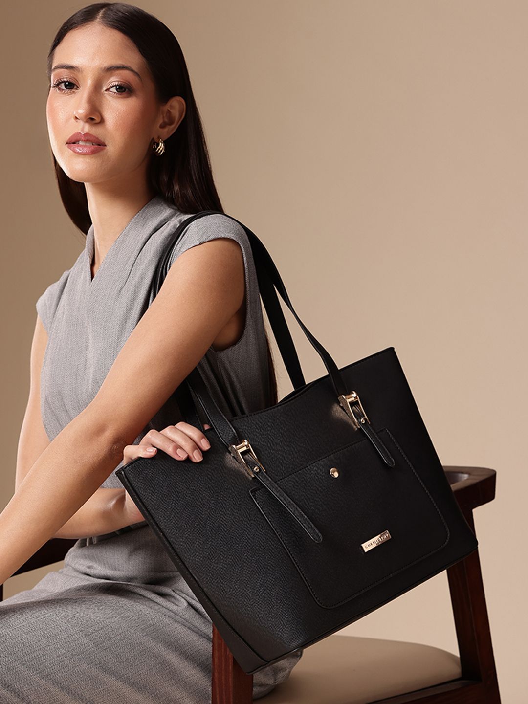 Chemistry Structured Shoulder Bag-picture-15