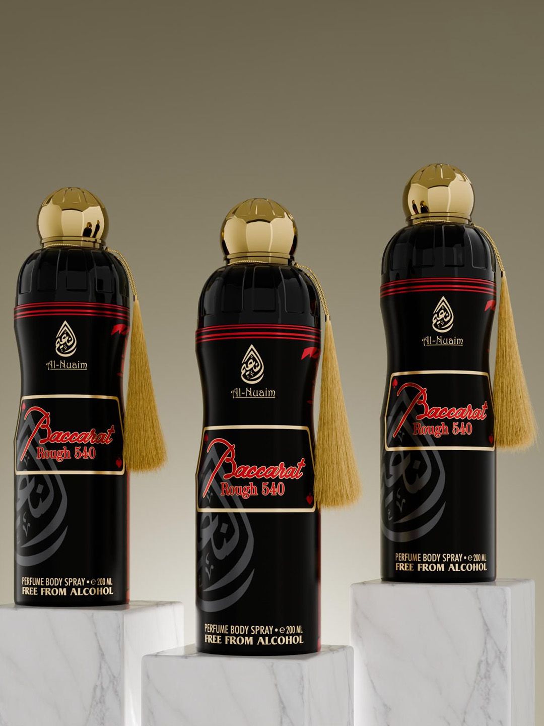 Al-Nuaim Baccarat Long Lasting Perfume Body Spray - 200 ml-picture-21