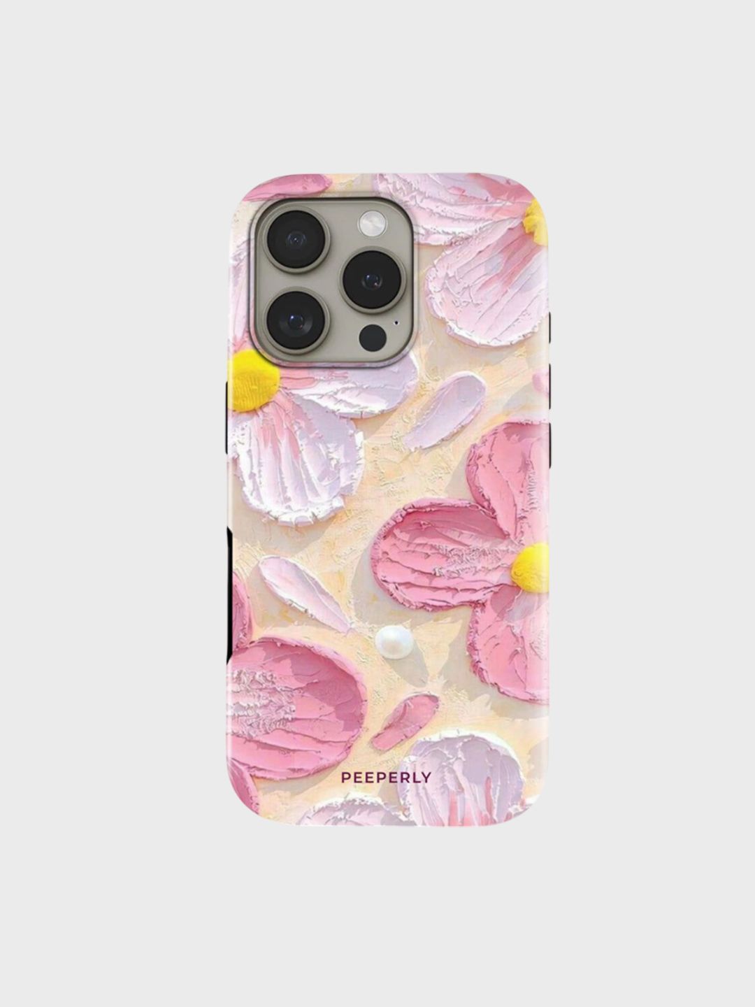 PEEPERLY Women Victorian Lace Crystal Floral Printed iPhone 14 Impact Resistant Back Case-picture-49