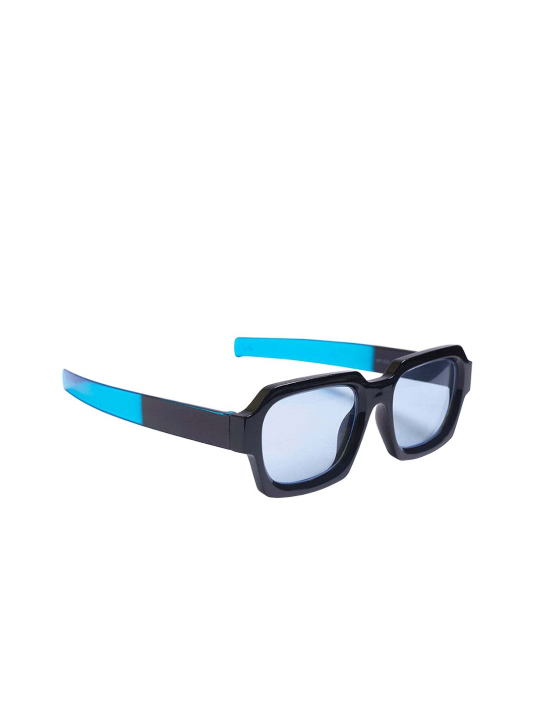 SPADEACES Unisex Blue Lens & Black Wayfarer Sunglasses BL-BLUE BLACK-picture-27