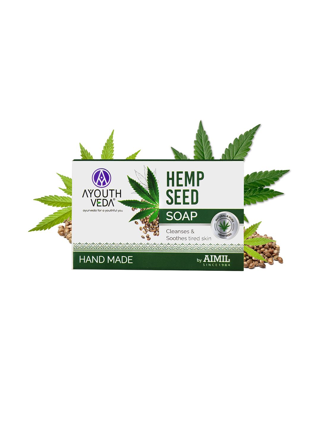 AYOUTHVEDA Set Of 2 Hema Seed Handmade Soap - 100 g Each-image-34