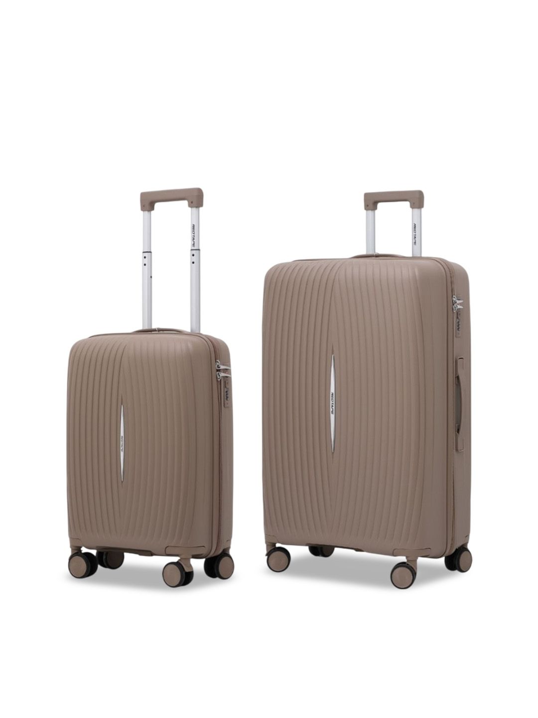 Red Tape Set Of 2 Textured Hard-Sided Trolley Bags-picture-34