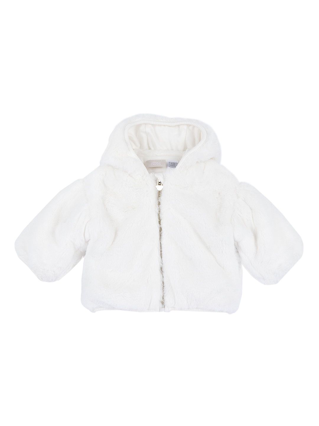Chicco Girls Hooded Solid Sherpa Jacket-picture-30