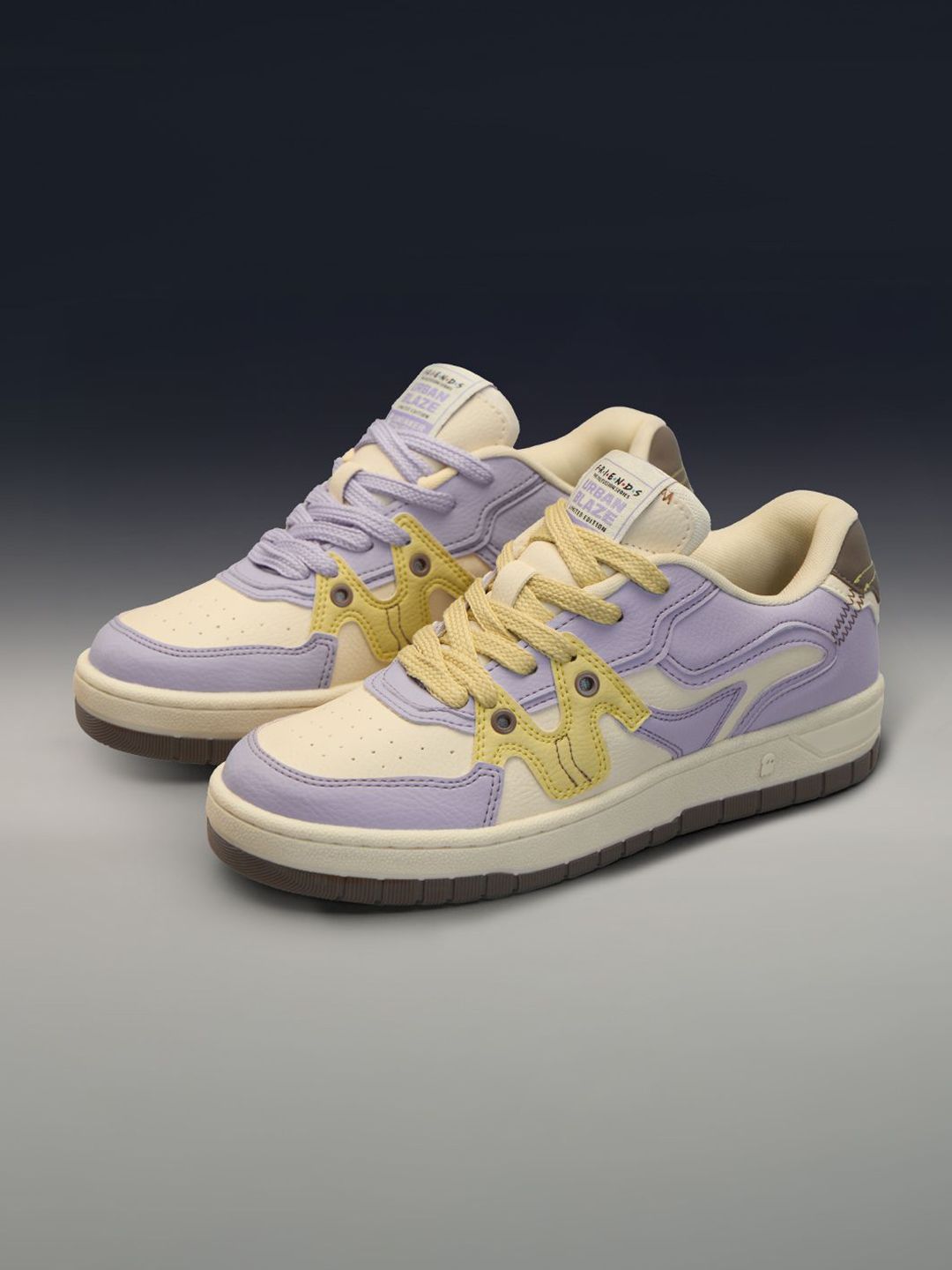 The Souled Store Urban Blaze: FRIENDS Women Colourblocked Sneakers-picture-14