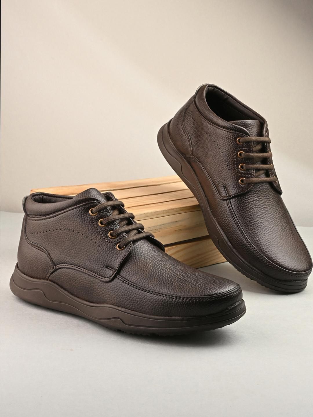 Roadster Men Leather Derbys-image-27