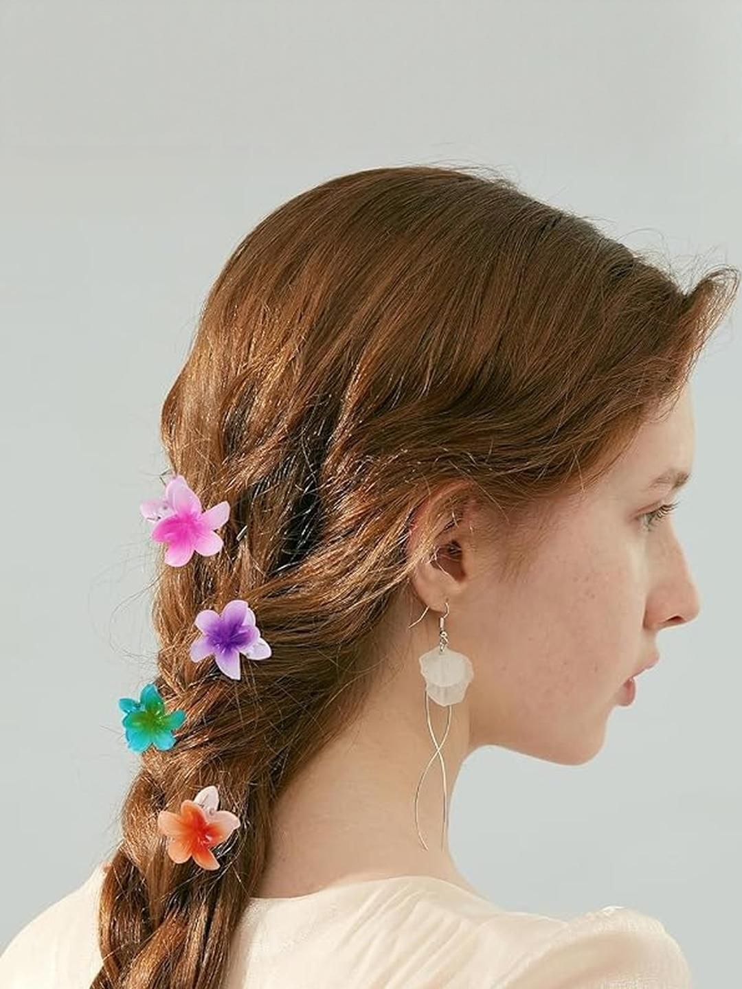 DIVASTRI Women Set of 4 Floral Hair Claw Clip-picture-9