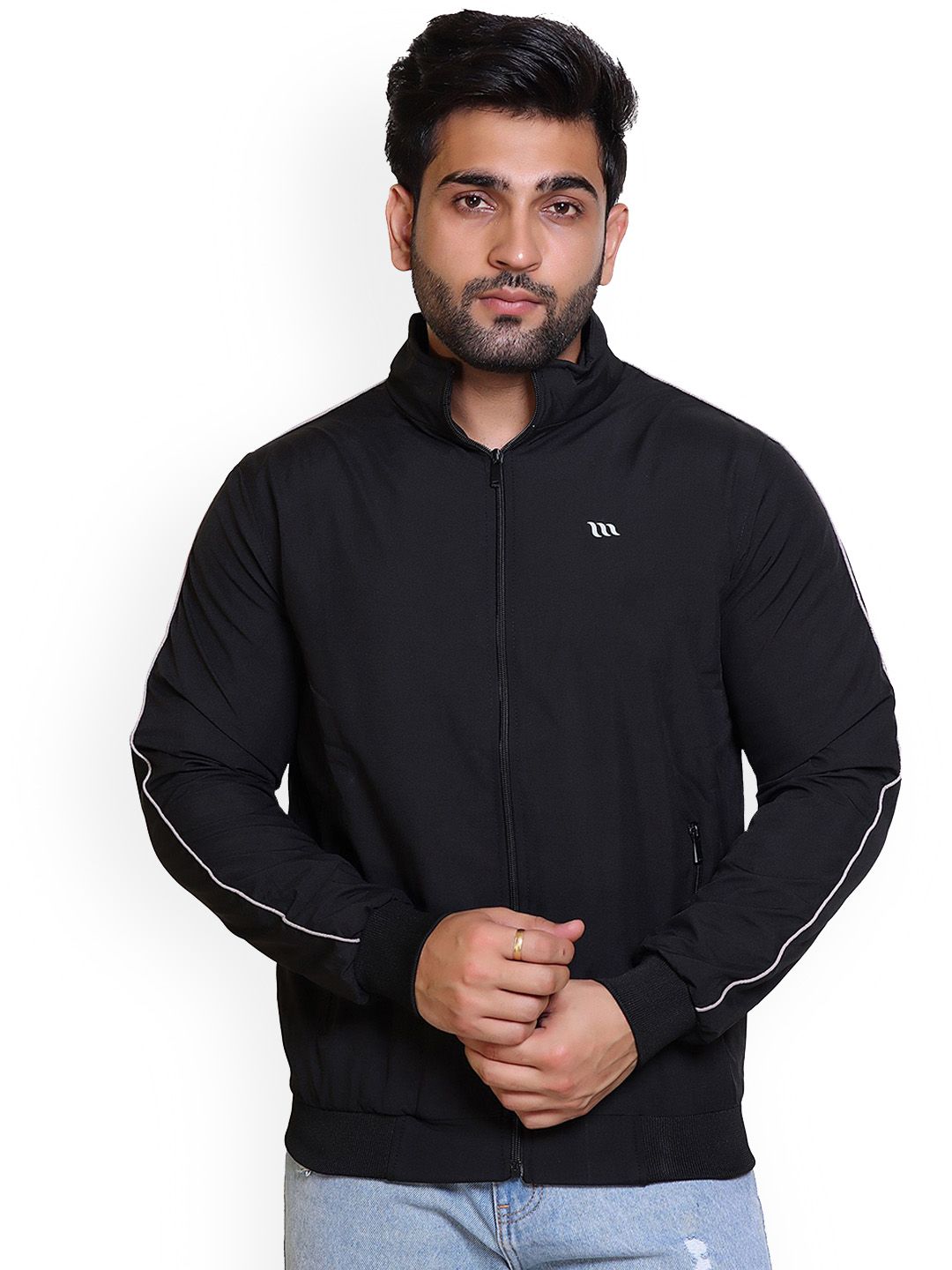 MAZMUN Men Windcheater Sporty Jacket-image-5