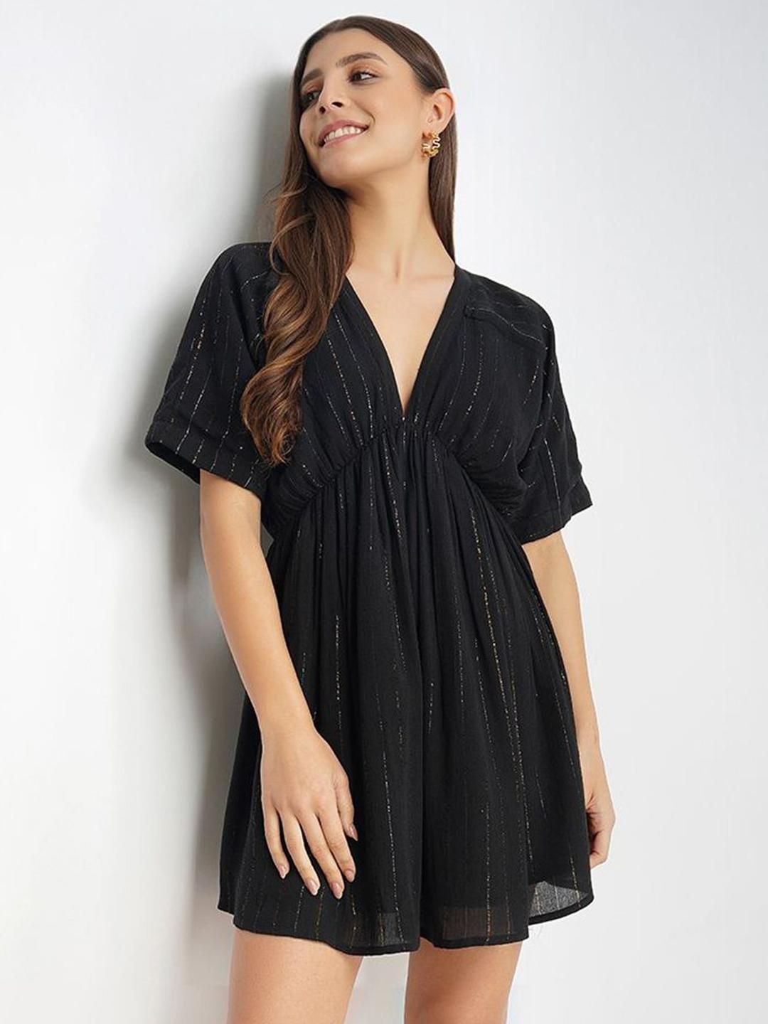 HERE&NOW Women Viscose Rayon Empire Dresses-picture-38