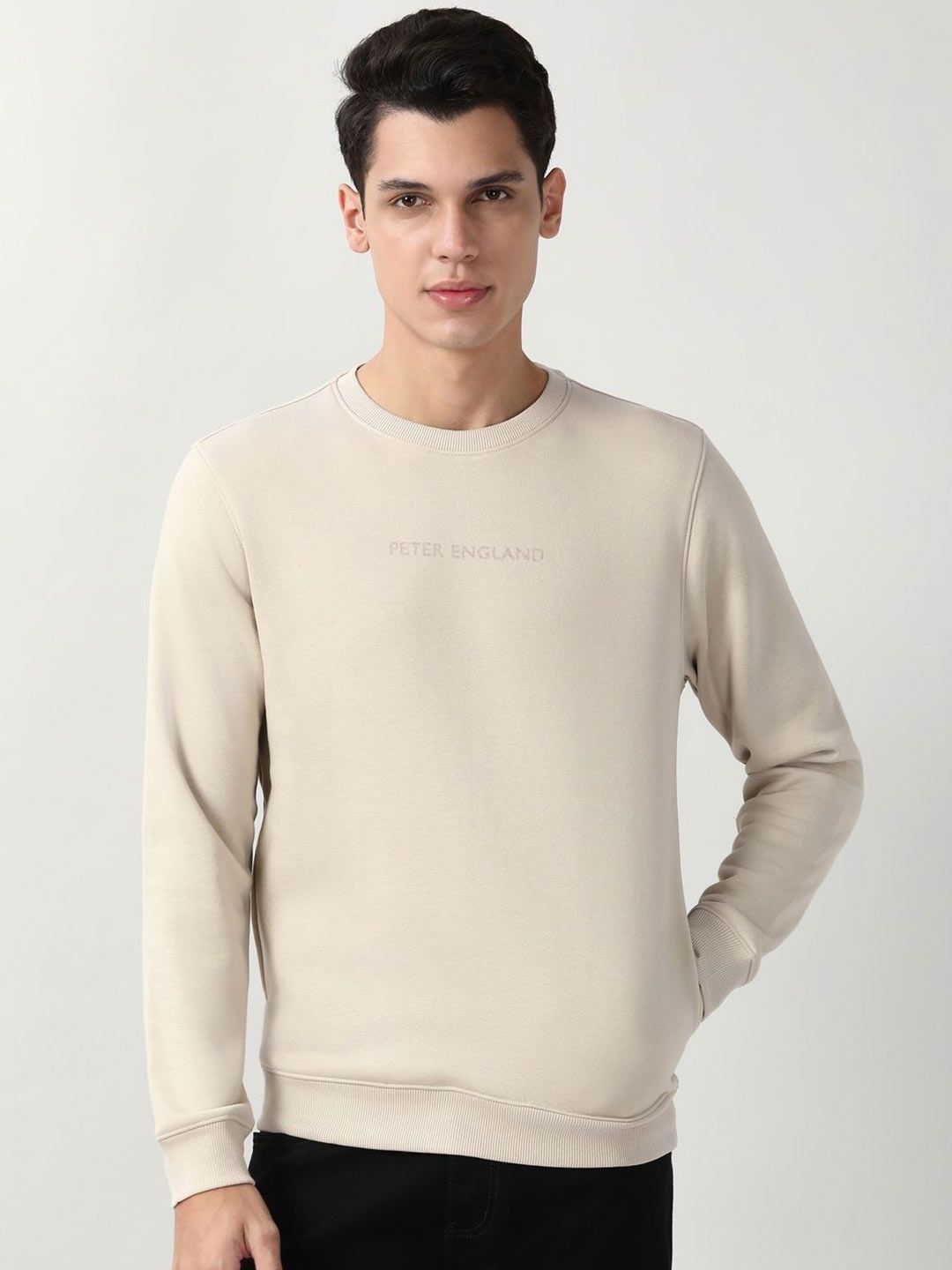 Peter England Casuals Men Round Neck Long Sleeves Sweatshirt-picture-42