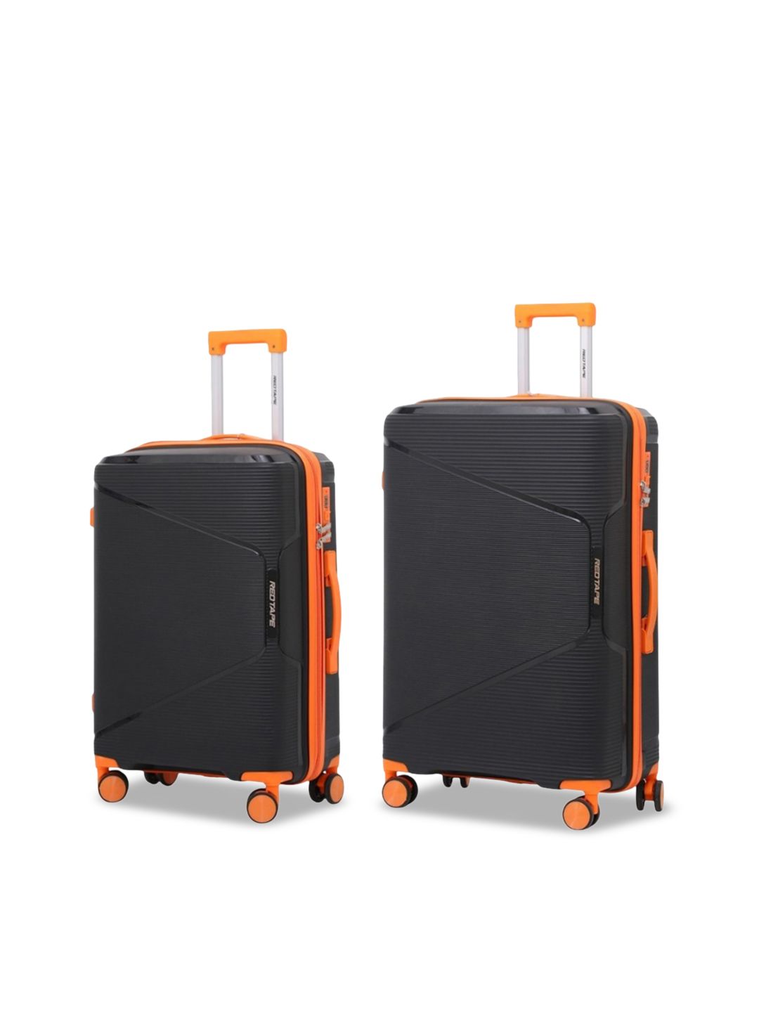 Red Tape Set Of 2 Hard-Sided Large & Cabin Trolley Bags-picture-36