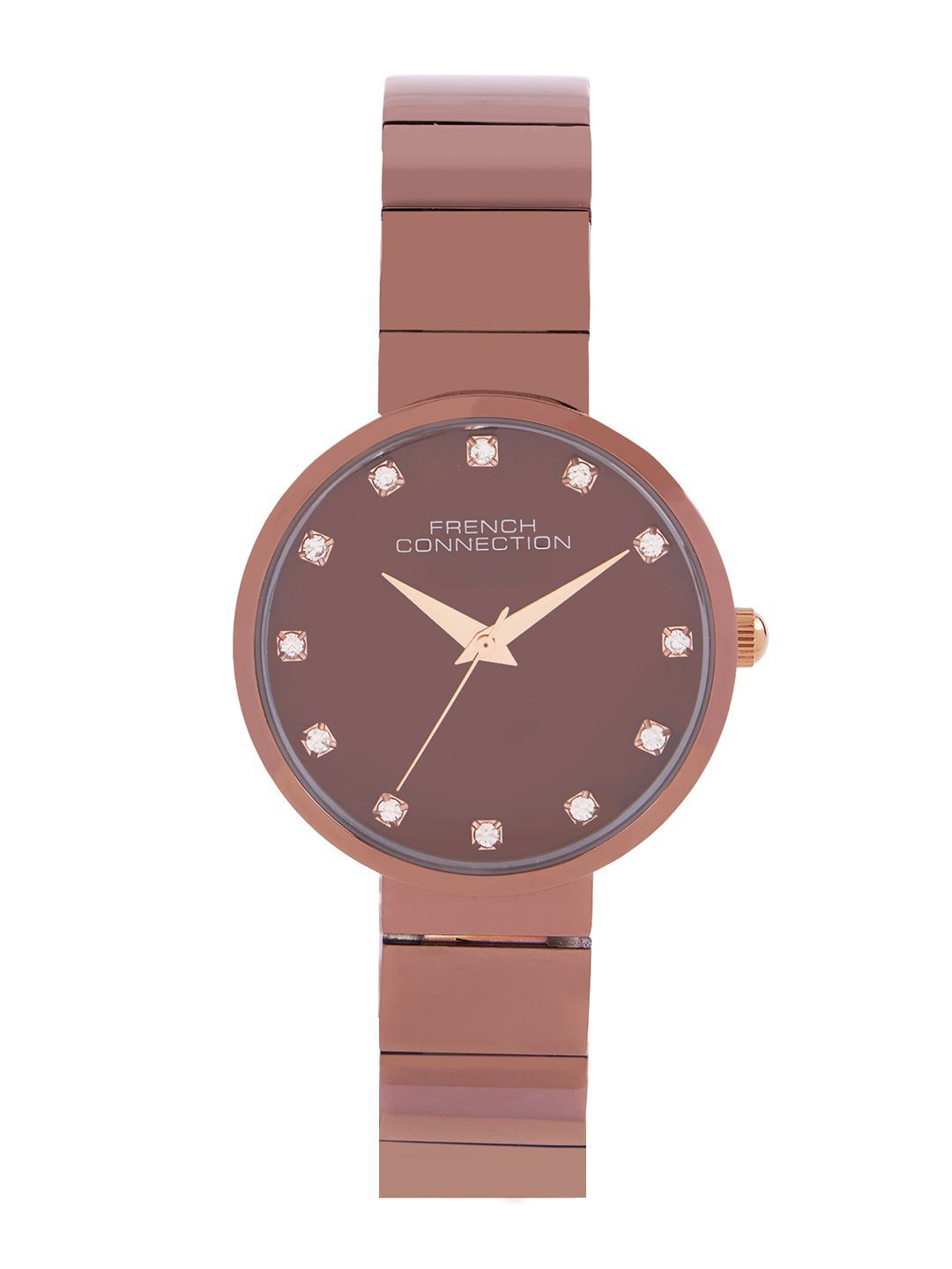 French Connection Women Stainless Steel Bracelet Style Straps Analogue WatchFCN0128BRGM--picture-55
