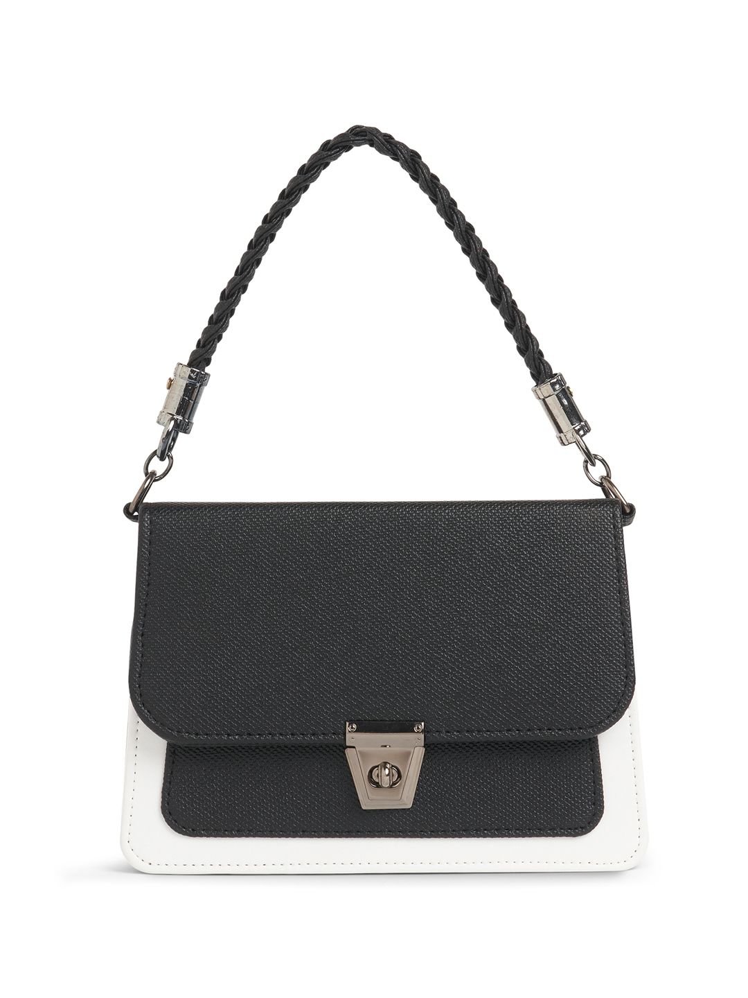 Caprese Colourblocked Baguette Shoulder Bag-picture-38