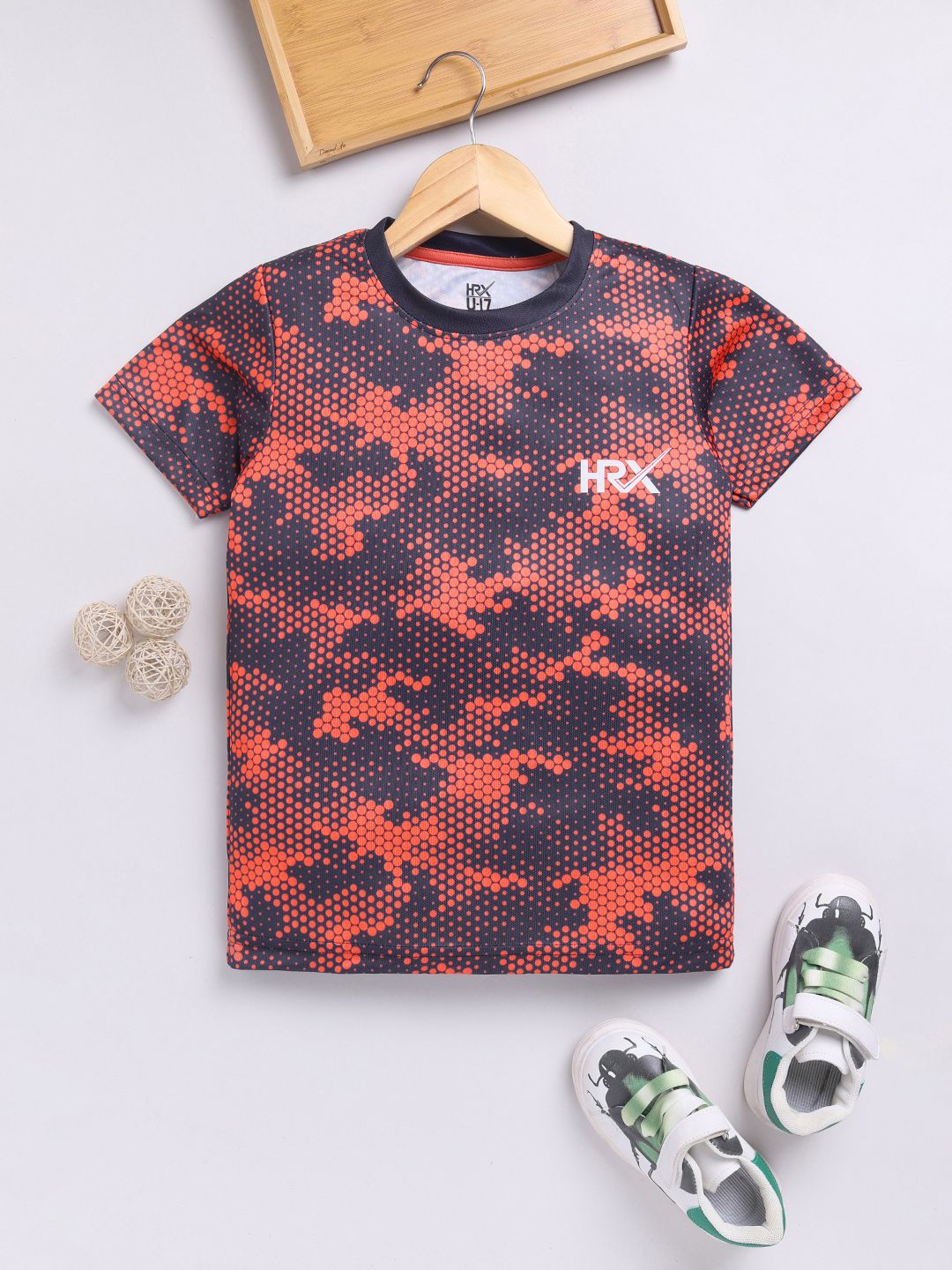HRX by Hrithik Roshan Boys Printed Rapid Dry Active T-shirt-picture-37