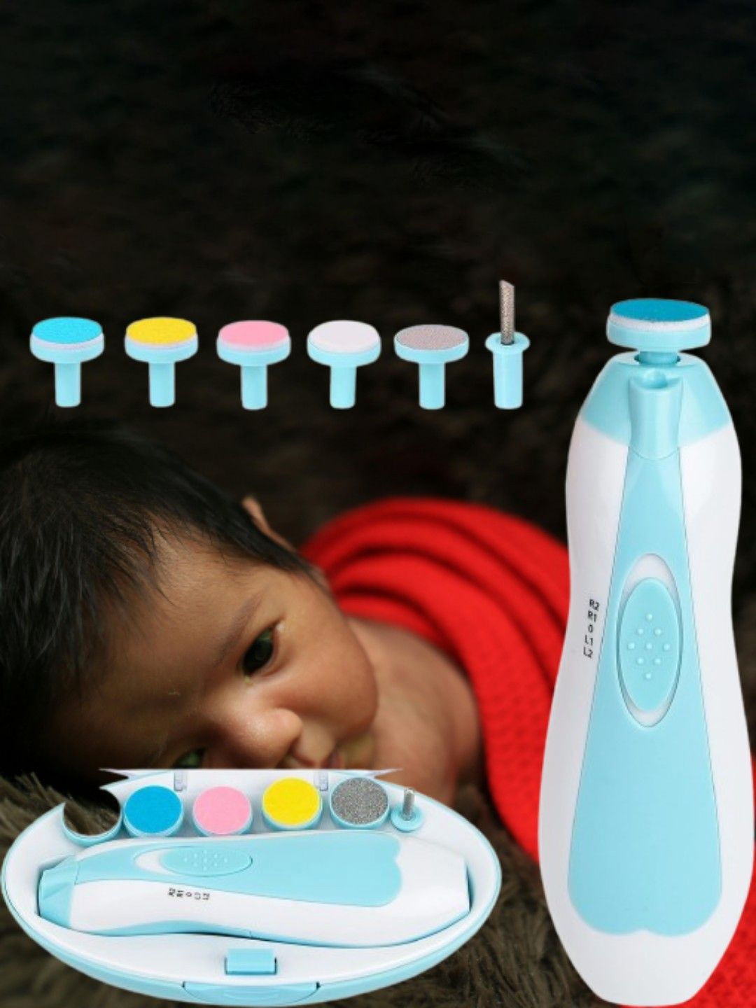 Credebs New Baby Nail File Electric Trimmer-picture-12