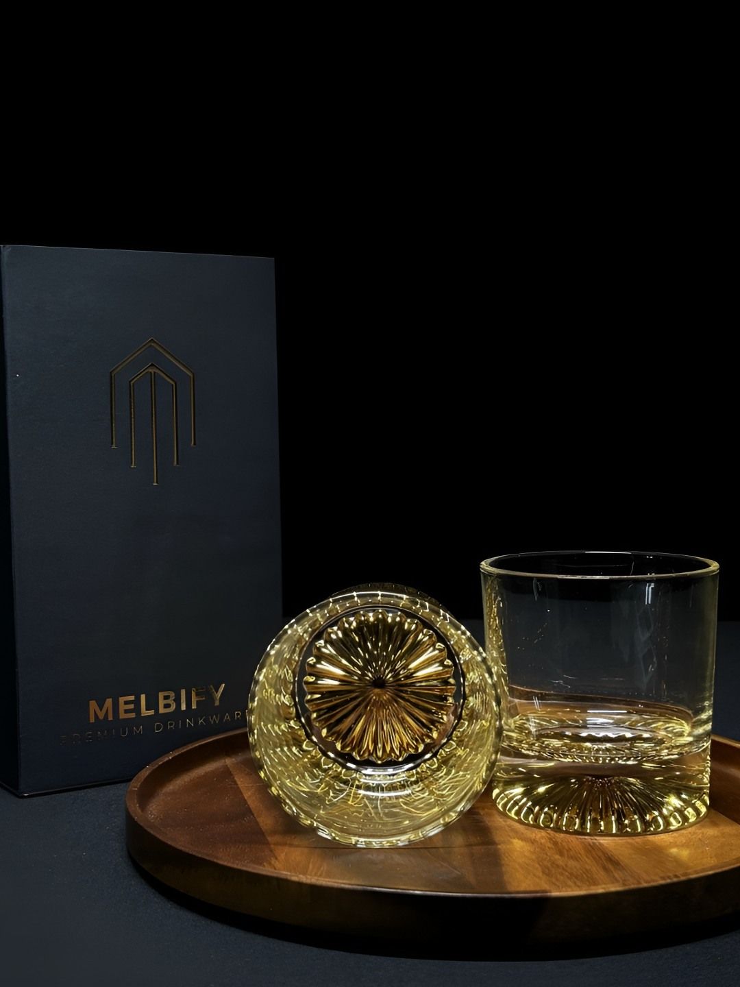 MELBIFY Transparent 6 Glass Whisky Glass Bar Glass-picture-57