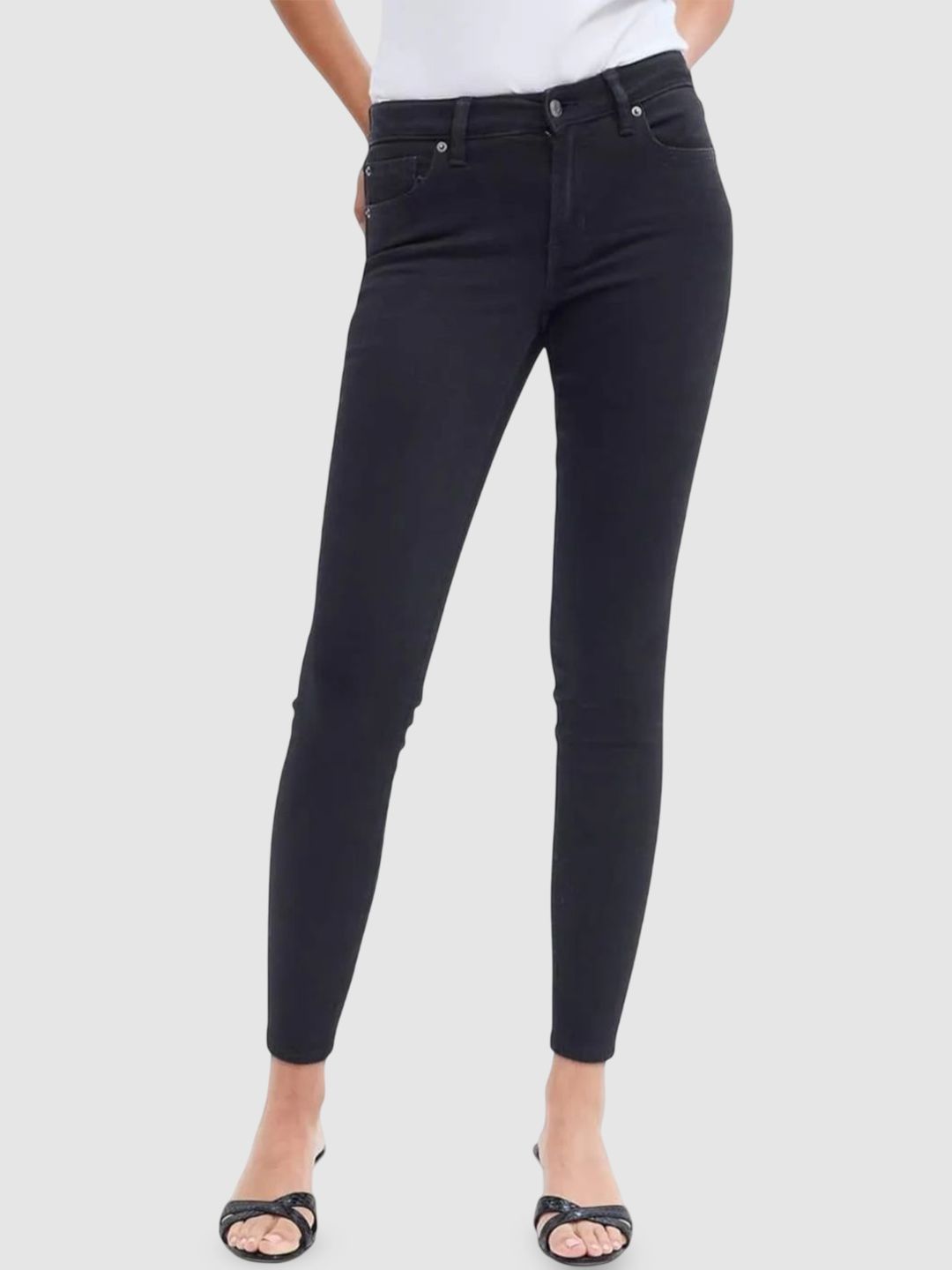 GAP Women Cotton Skinny-Fit High-Rise Jeans-picture-11