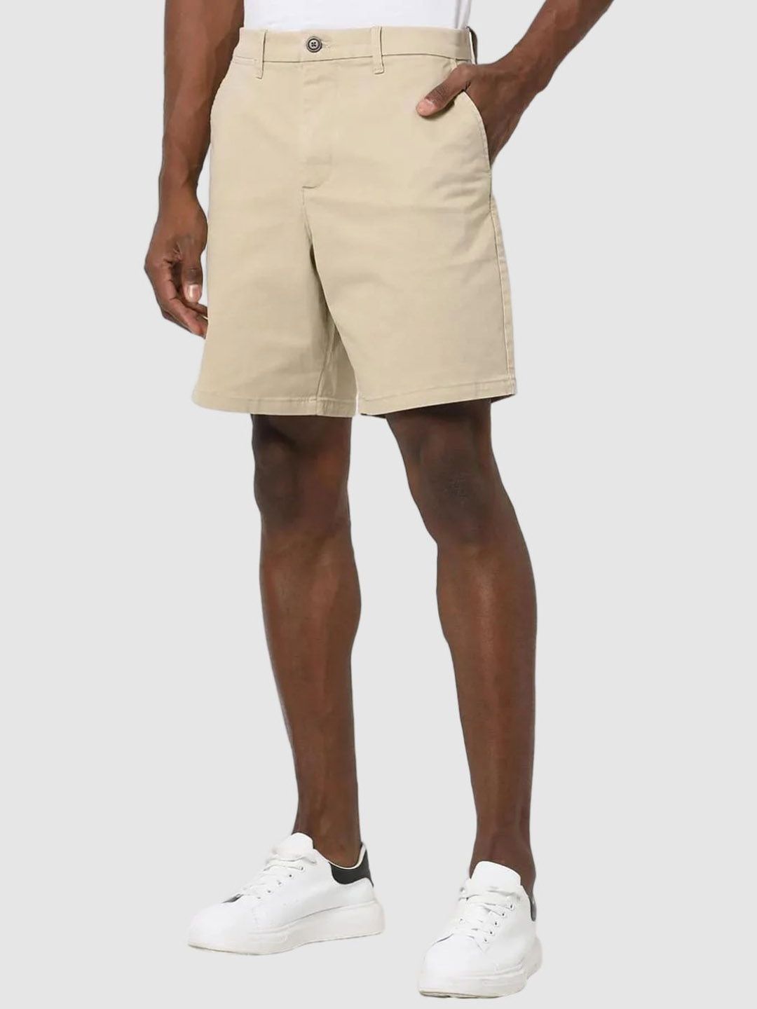 GAP Men Regular Fit Mid-Rise Cotton Shorts-image-21