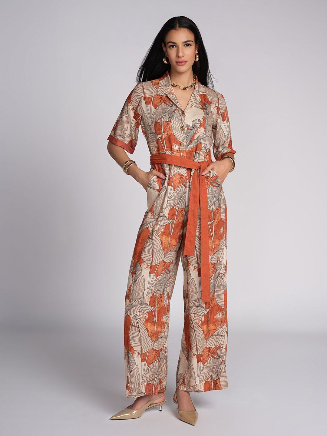 AND Women Floral Printed Basic Jumpsuit-picture-32