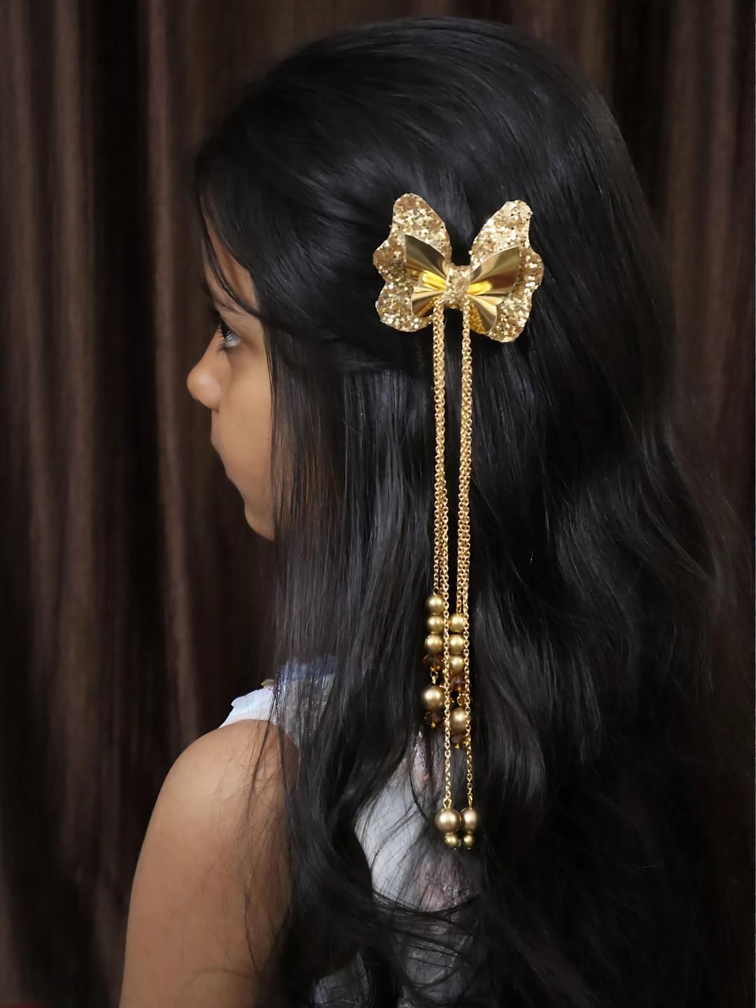 Kamule Girls Beaded Butterfly Hair Clip-picture-15