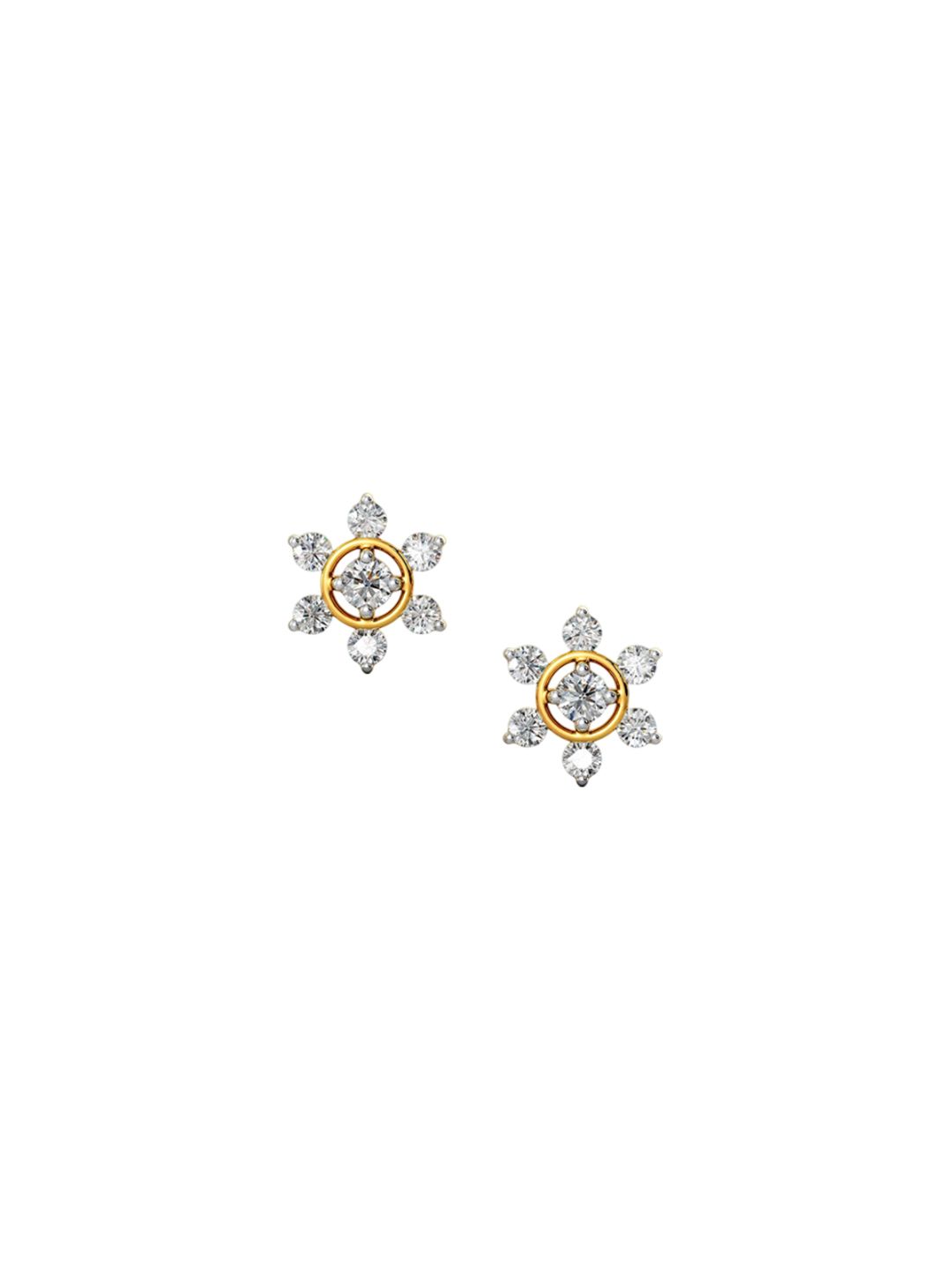 Joyalukkas 18Kt Girls Gold Natural Floral Earrings Diamond -0.9 g-picture-12